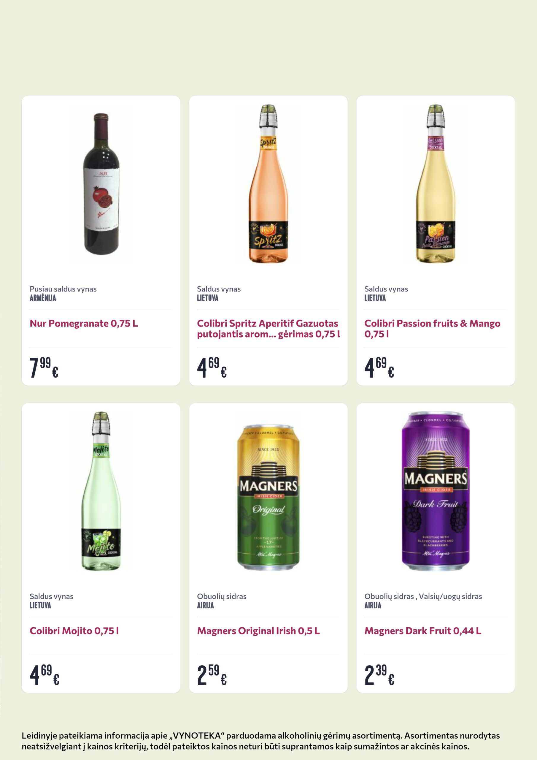 Vynoteka leidinys (gėrimų) – 4 psl.