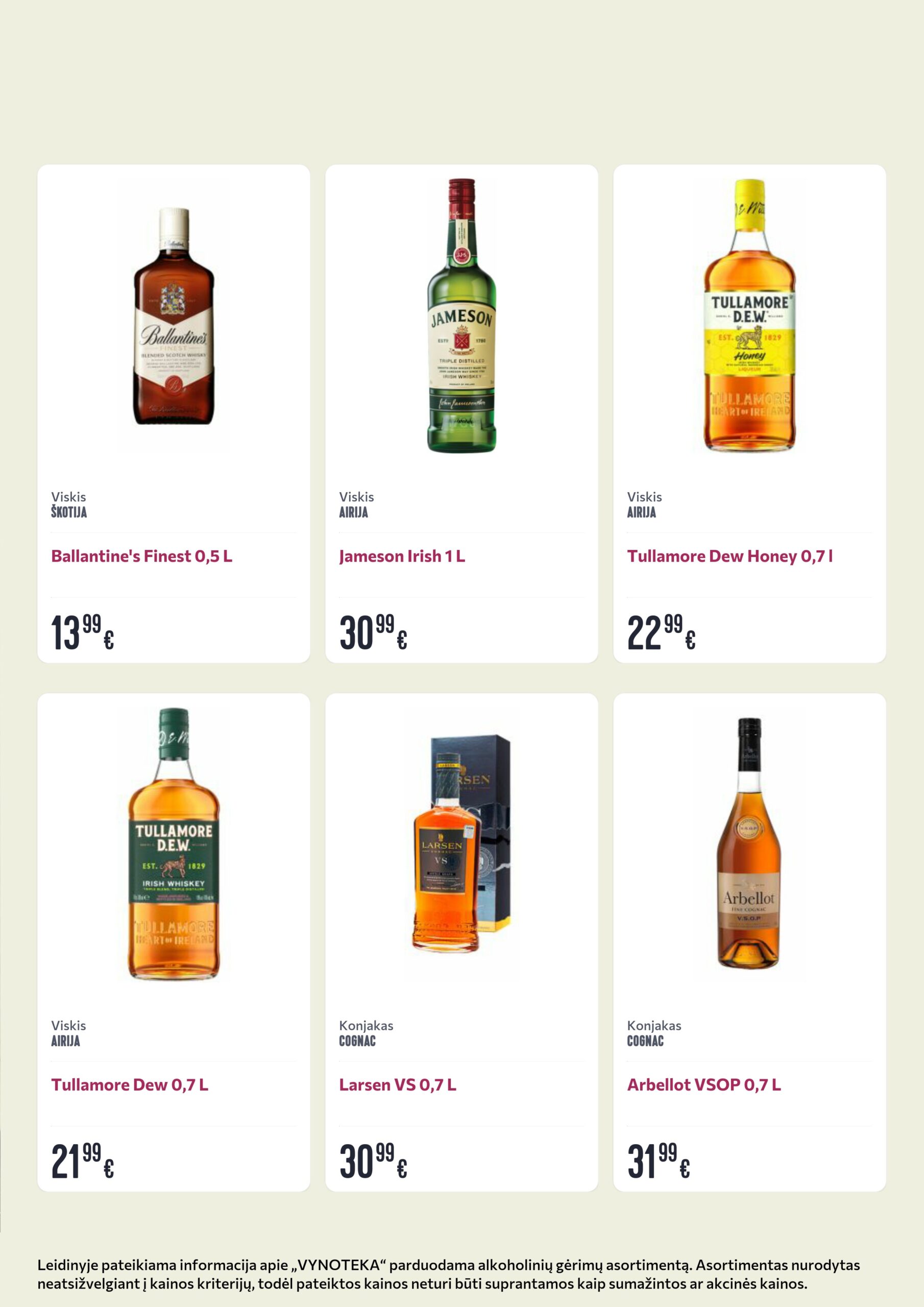 Vynoteka leidinys (gėrimų) – 16 psl.