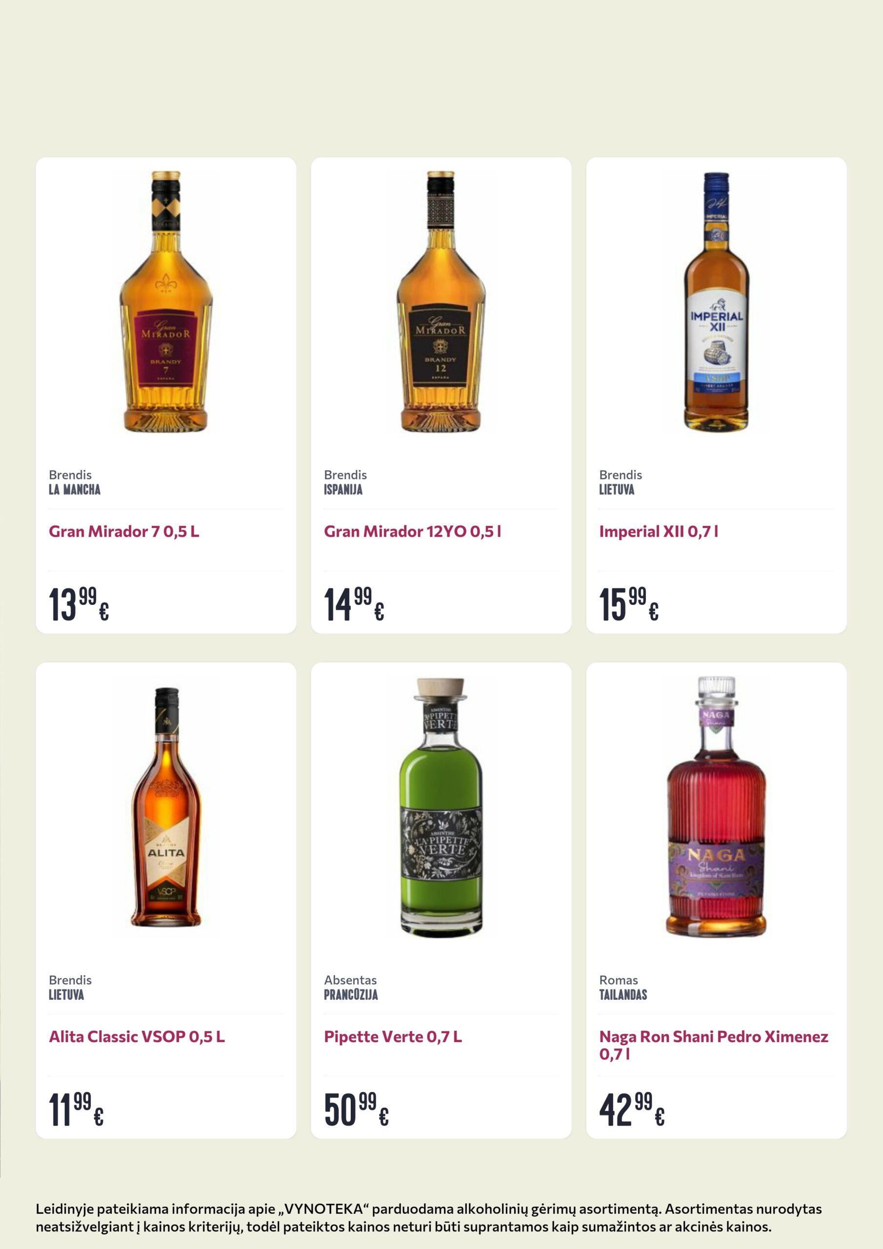 Vynoteka leidinys (gėrimų) – 14 psl.