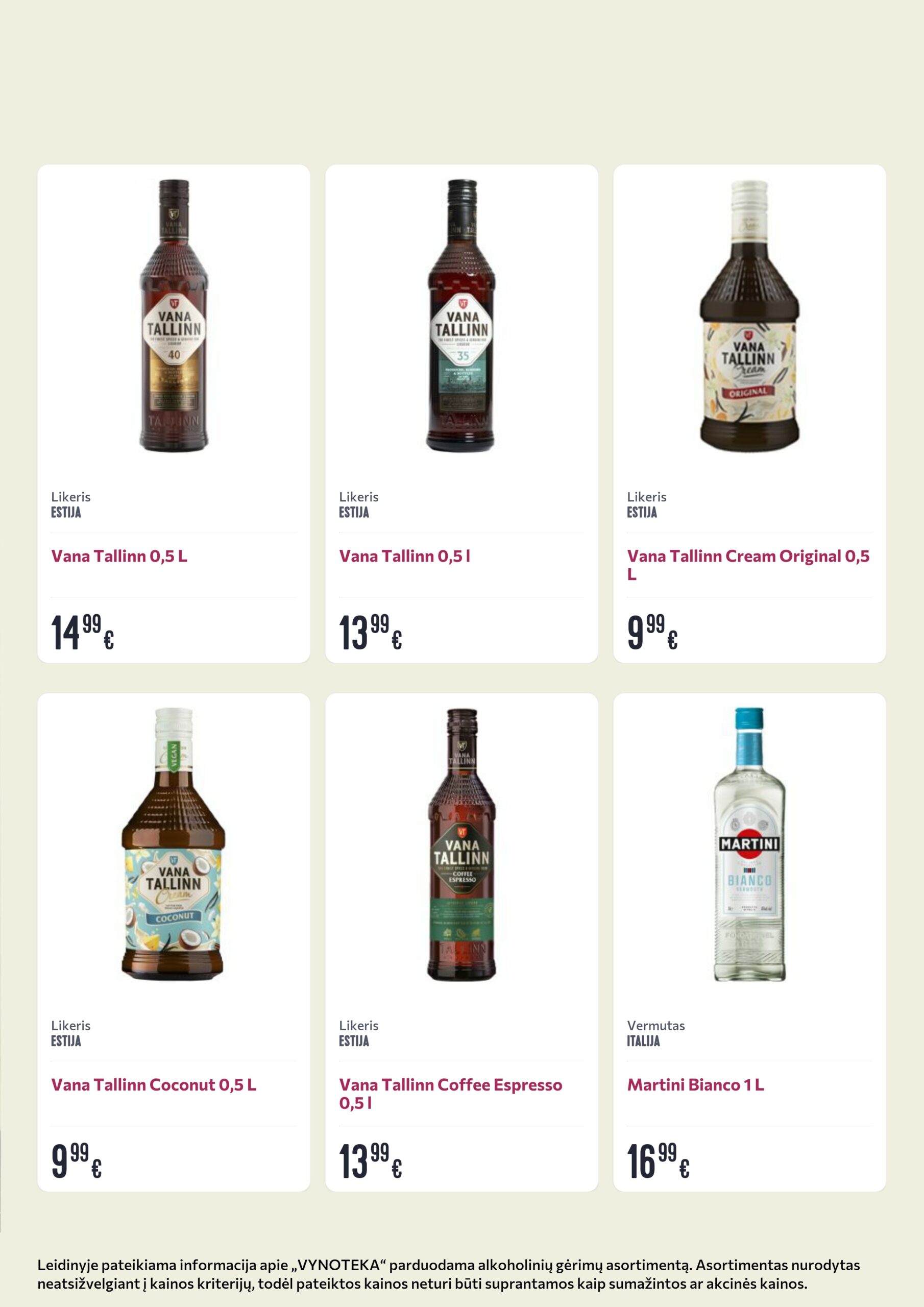 Vynoteka leidinys (gėrimų) – 12 psl.