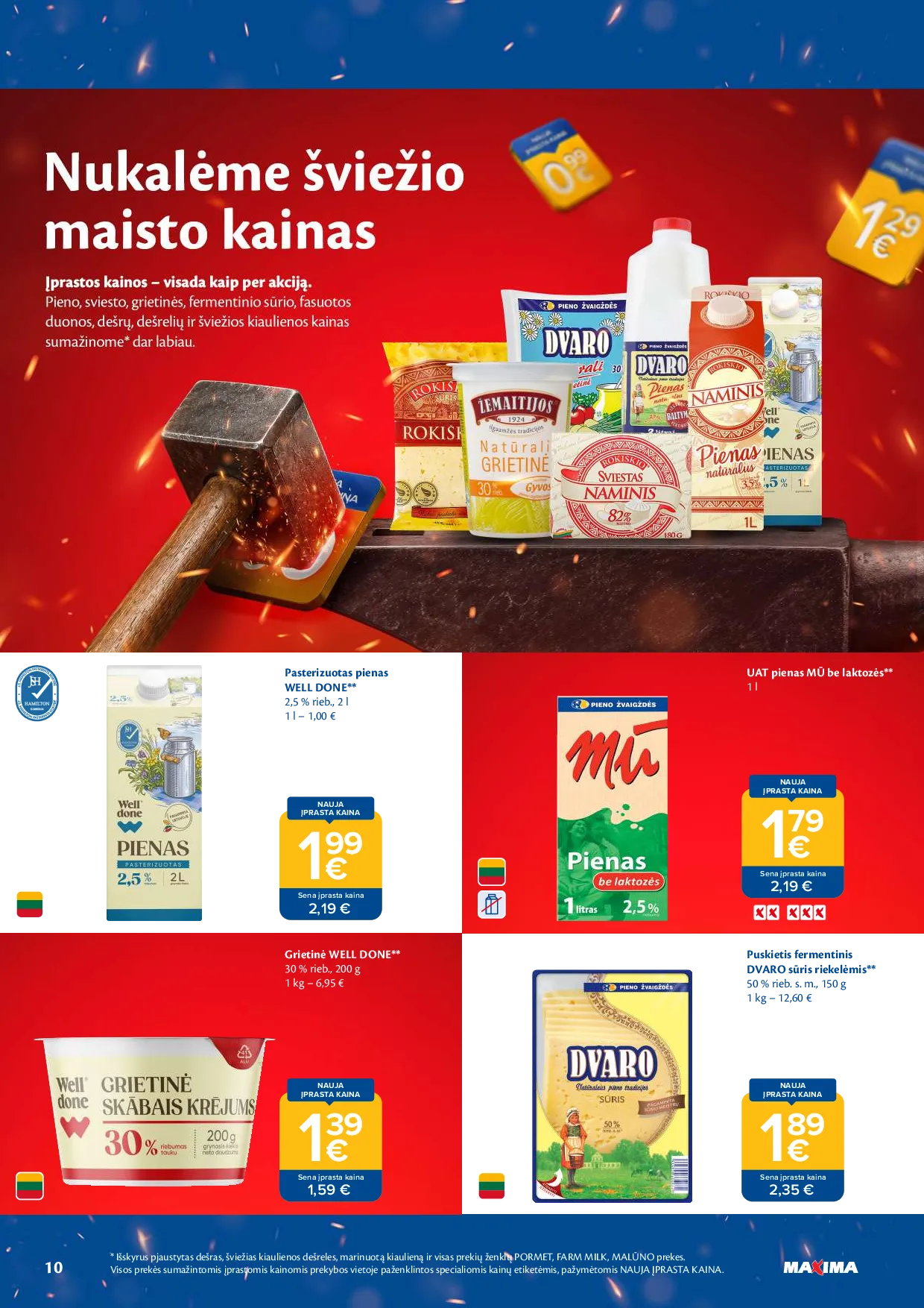 Maxima akcijos šią savaitę. Galioja nuo 2026-08-18 iki 2026-08-24 – 10 psl.