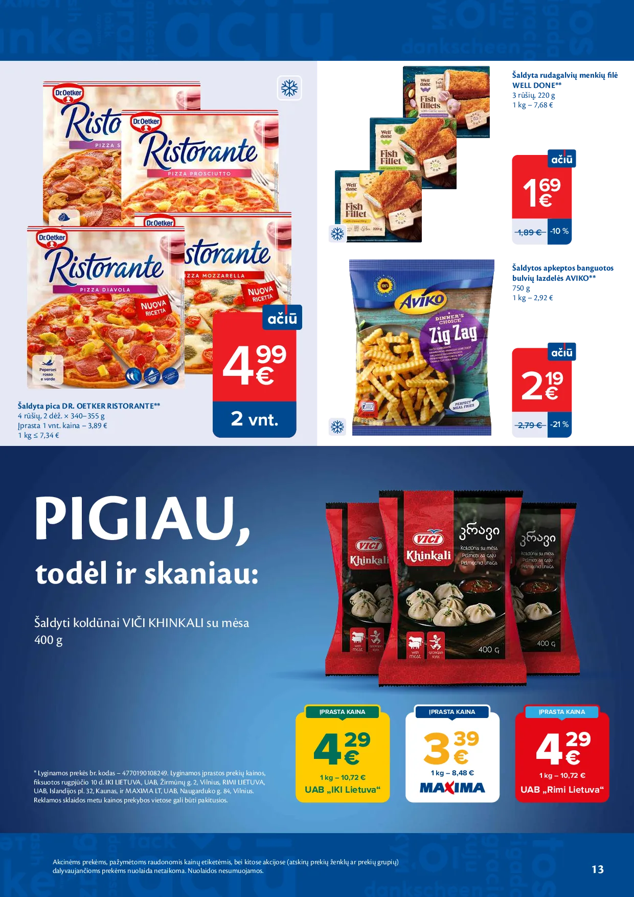 Maxima akcijos šią savaitę. Galioja nuo 2026-08-18 iki 2026-08-24 – 13 psl.