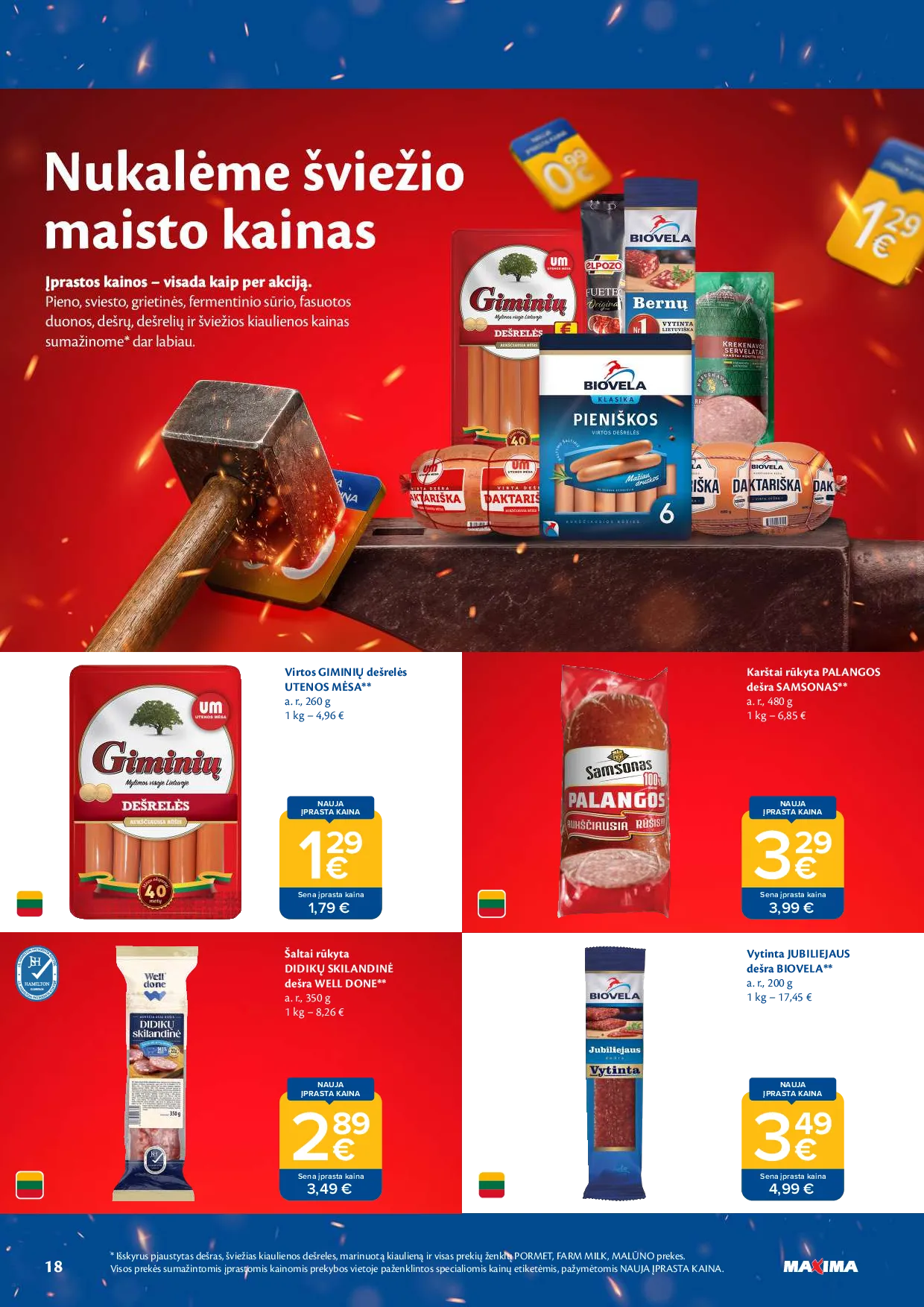 Maxima akcijos šią savaitę. Galioja nuo 2026-08-18 iki 2026-08-24 – 18 psl.