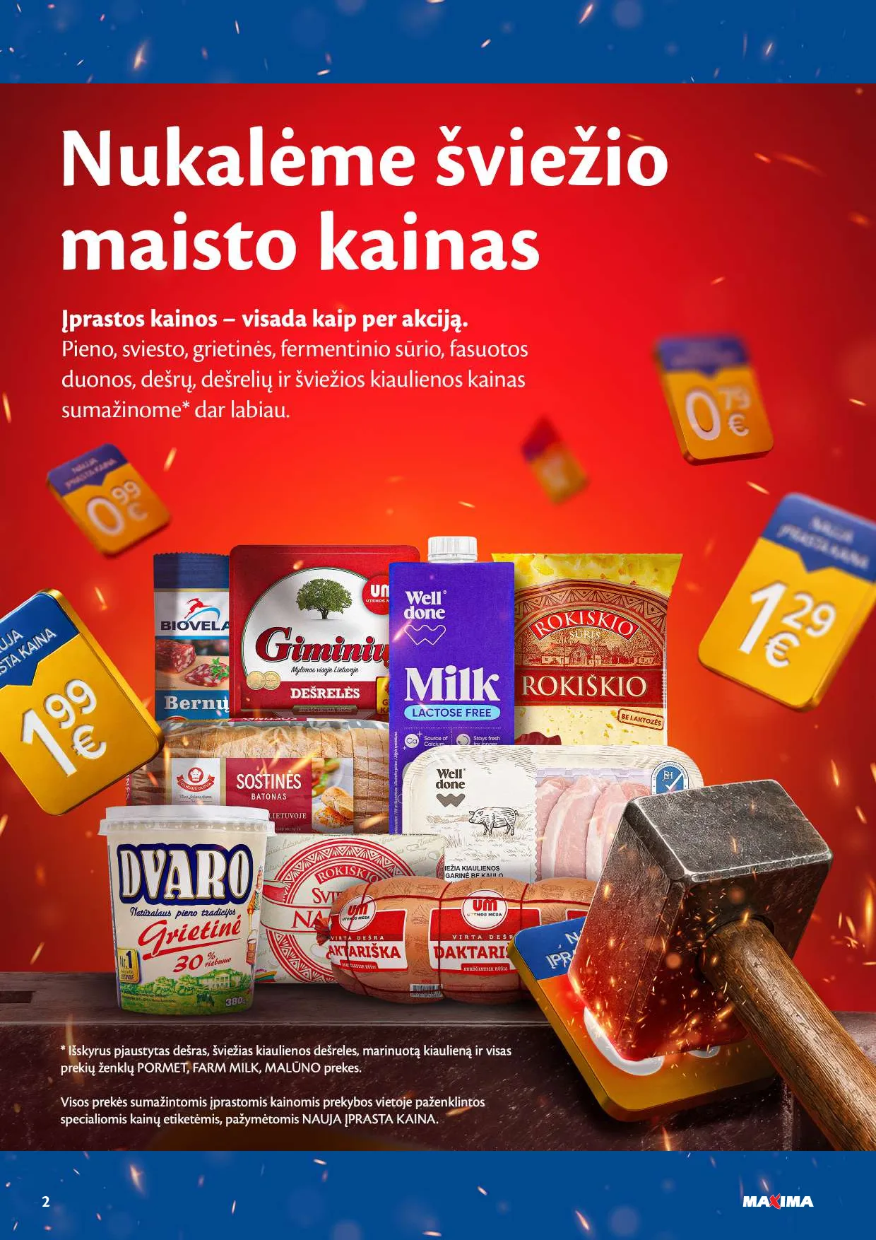Maxima akcijos šią savaitę. Galioja nuo 2026-08-18 iki 2026-08-24 – 2 psl.