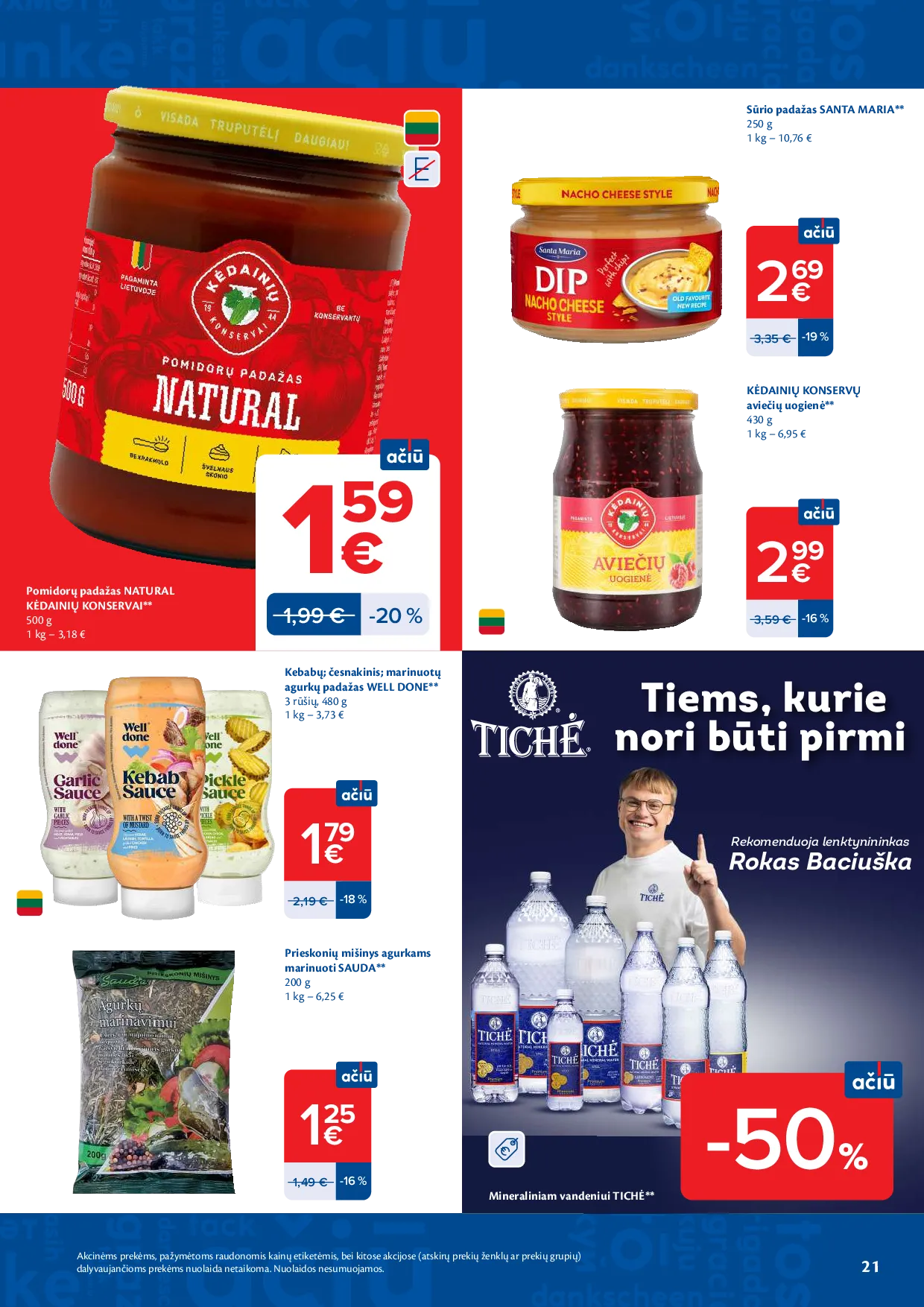 Maxima akcijos šią savaitę. Galioja nuo 2026-08-18 iki 2026-08-24 – 21 psl.