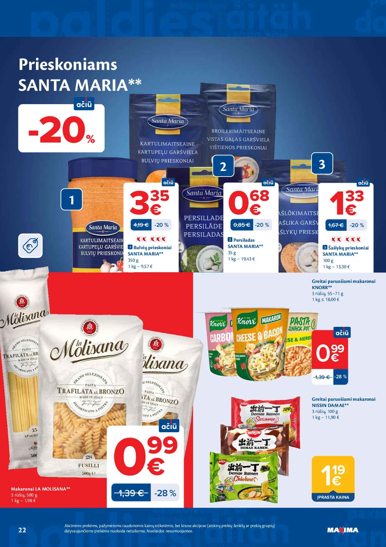 Maxima akcijos šią savaitę. Galioja nuo 2026-08-18 iki 2026-08-24 – 22 psl.