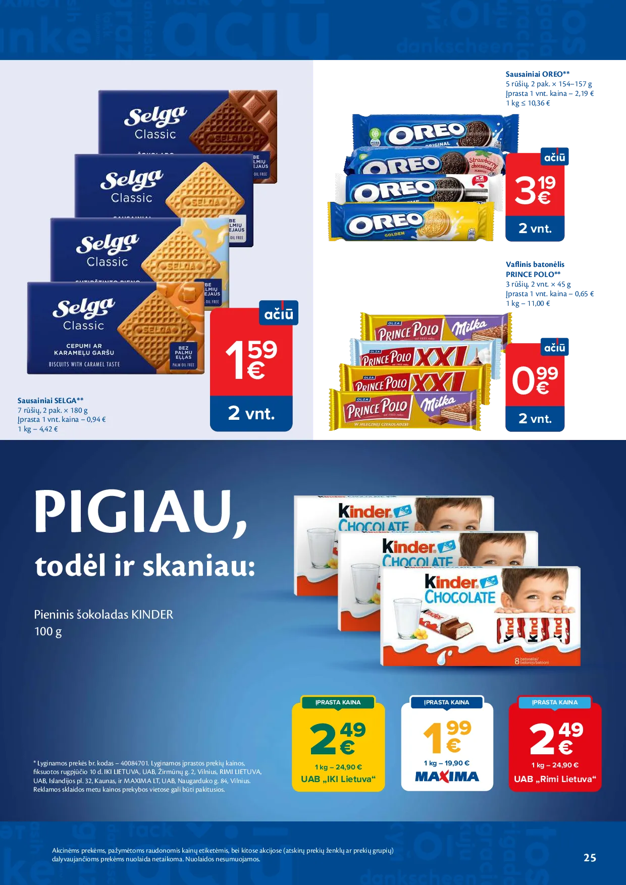 Maxima akcijos šią savaitę. Galioja nuo 2026-08-18 iki 2026-08-24 – 25 psl.