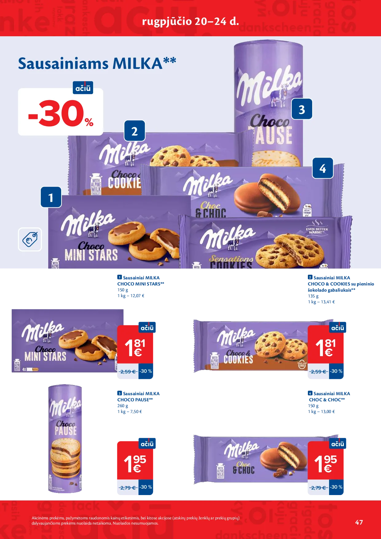 Maxima akcijos šią savaitę. Galioja nuo 2026-08-18 iki 2026-08-24 – 47 psl.