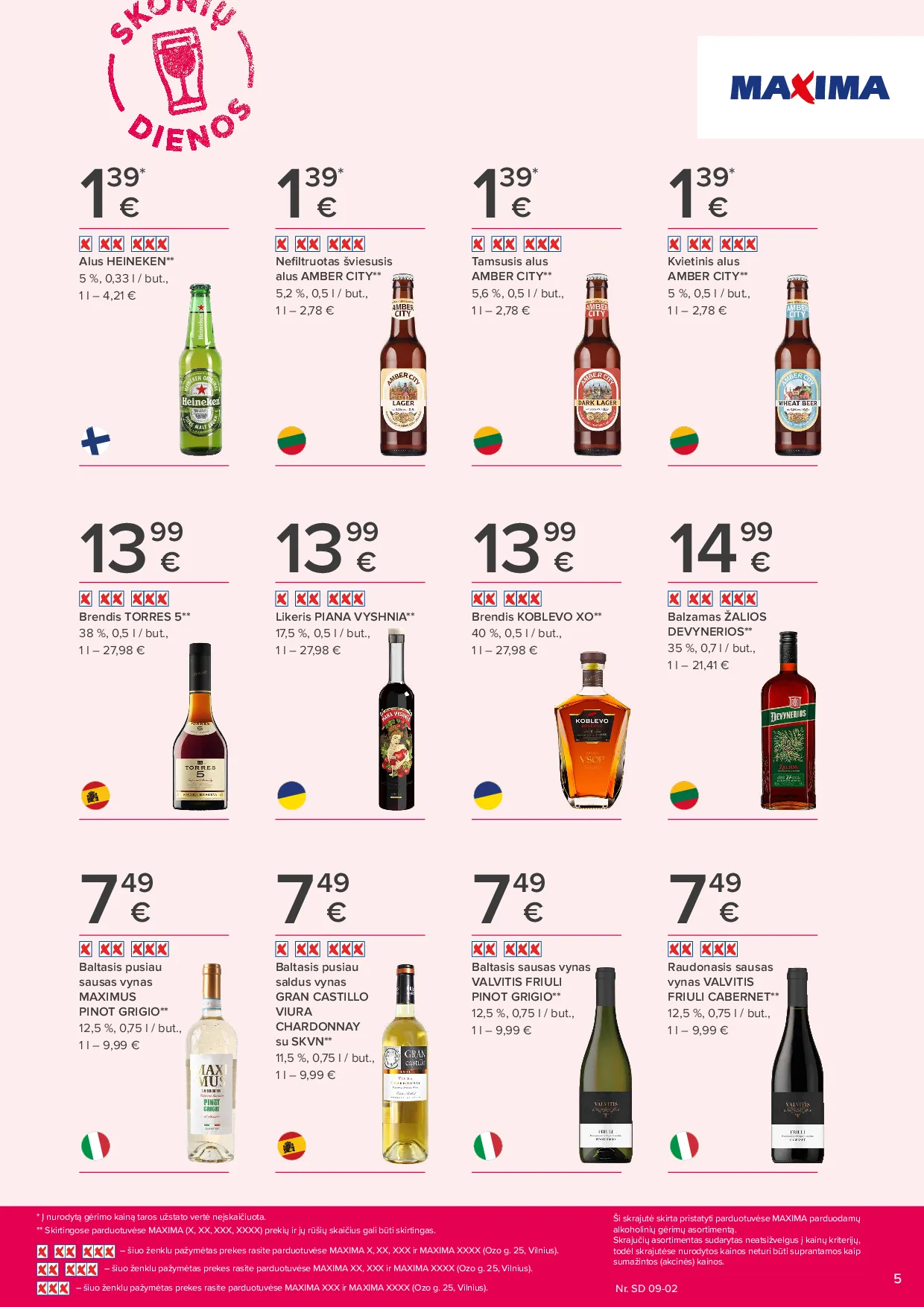 Maxima Skonių dienos naujausias leidinys – 5 psl.