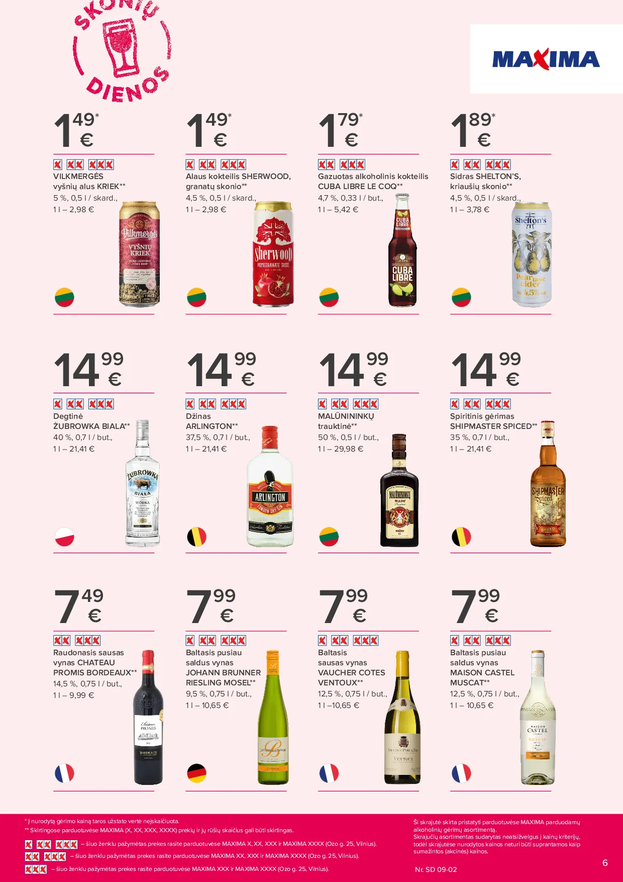 Maxima Skonių dienos naujausias leidinys – 6 psl.