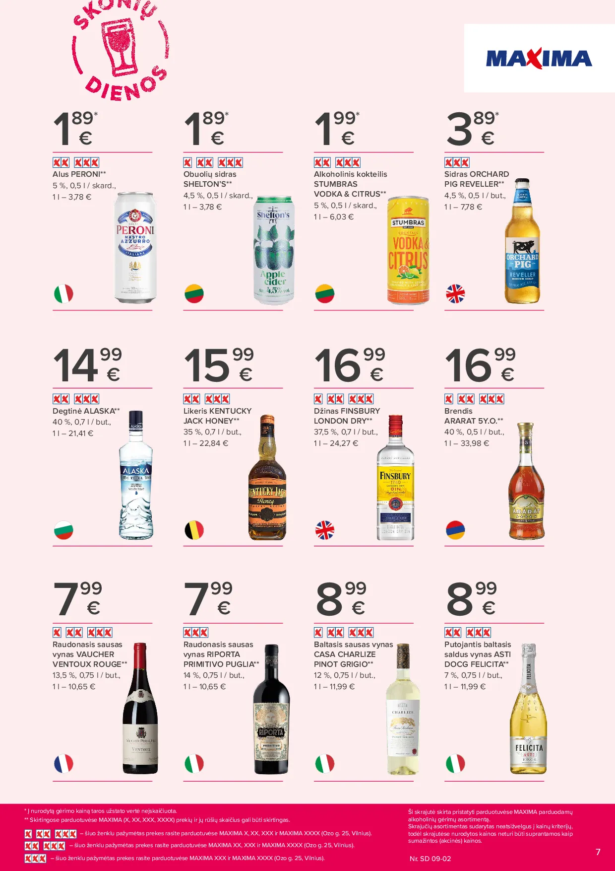 Maxima Skonių dienos naujausias leidinys – 7 psl.