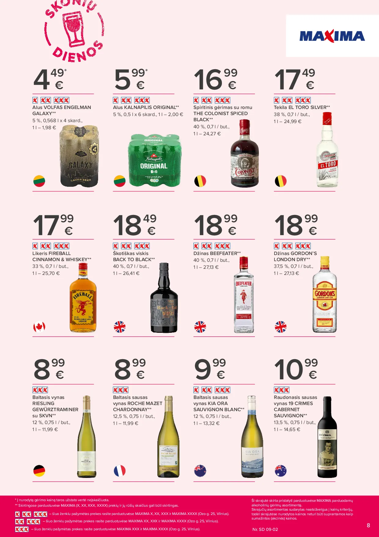 Maxima Skonių dienos naujausias leidinys – 8 psl.