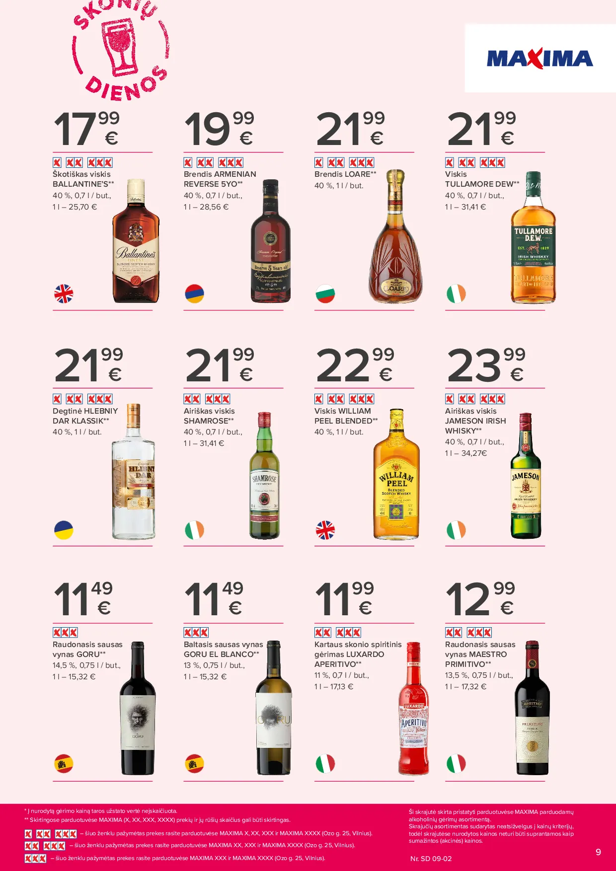 Maxima Skonių dienos naujausias leidinys – 9 psl.