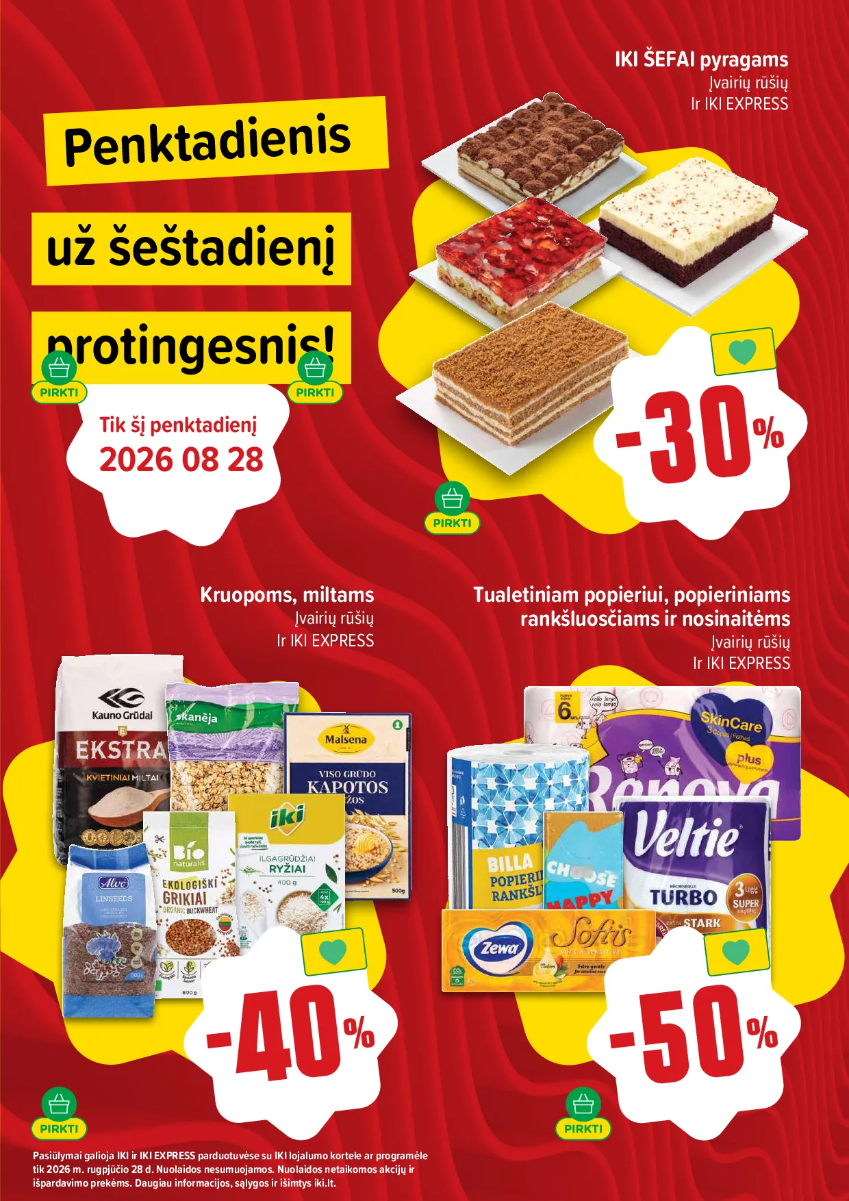 Iki akcijos šią savaitę. Galioja nuo 2026-08-24 iki 2026-08-30 – 21 psl.