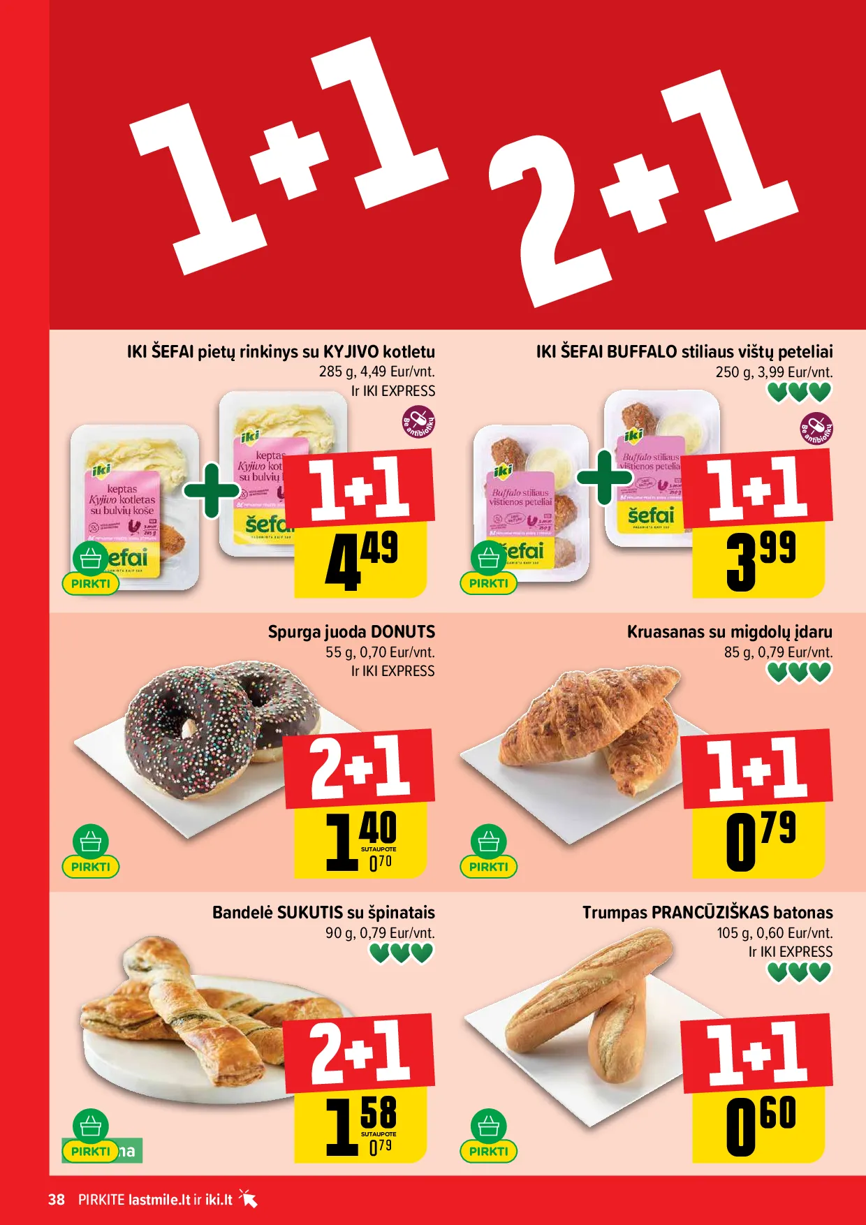 Iki akcijos šią savaitę. Galioja nuo 2026-08-24 iki 2026-08-30 – 38 psl.