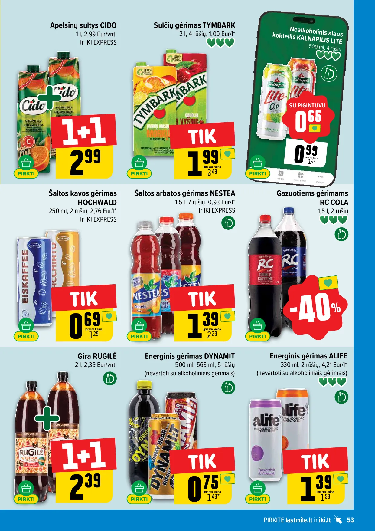 Iki akcijos šią savaitę. Galioja nuo 2026-08-24 iki 2026-08-30 – 53 psl.