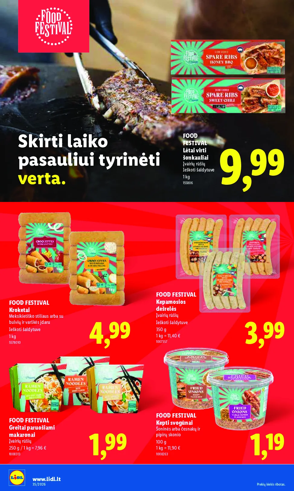 Lidl akcijos šią savaitę. Galioja nuo 2026-08-24 iki 2026-08-30 – 18 psl.