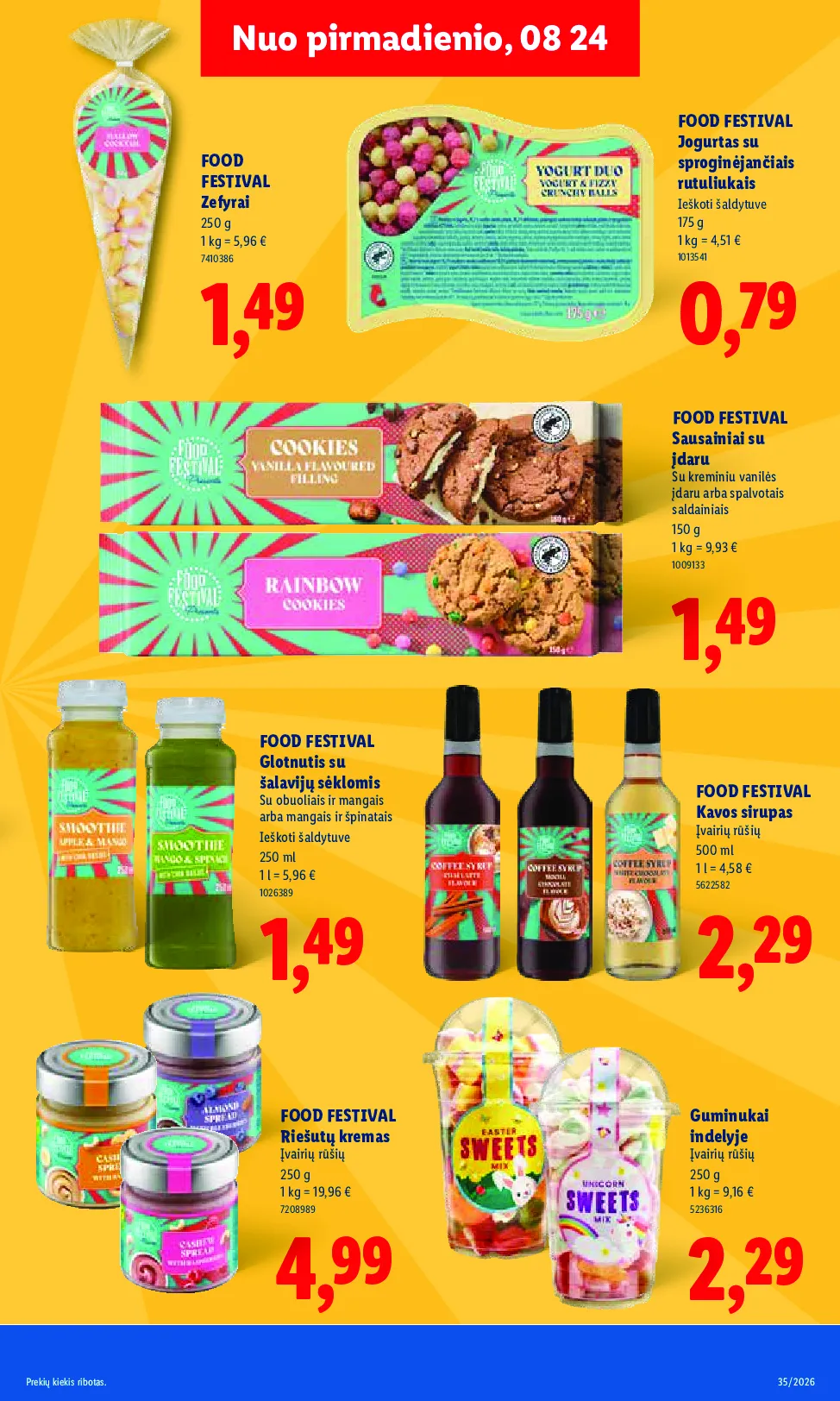 Lidl akcijos šią savaitę. Galioja nuo 2026-08-24 iki 2026-08-30 – 21 psl.