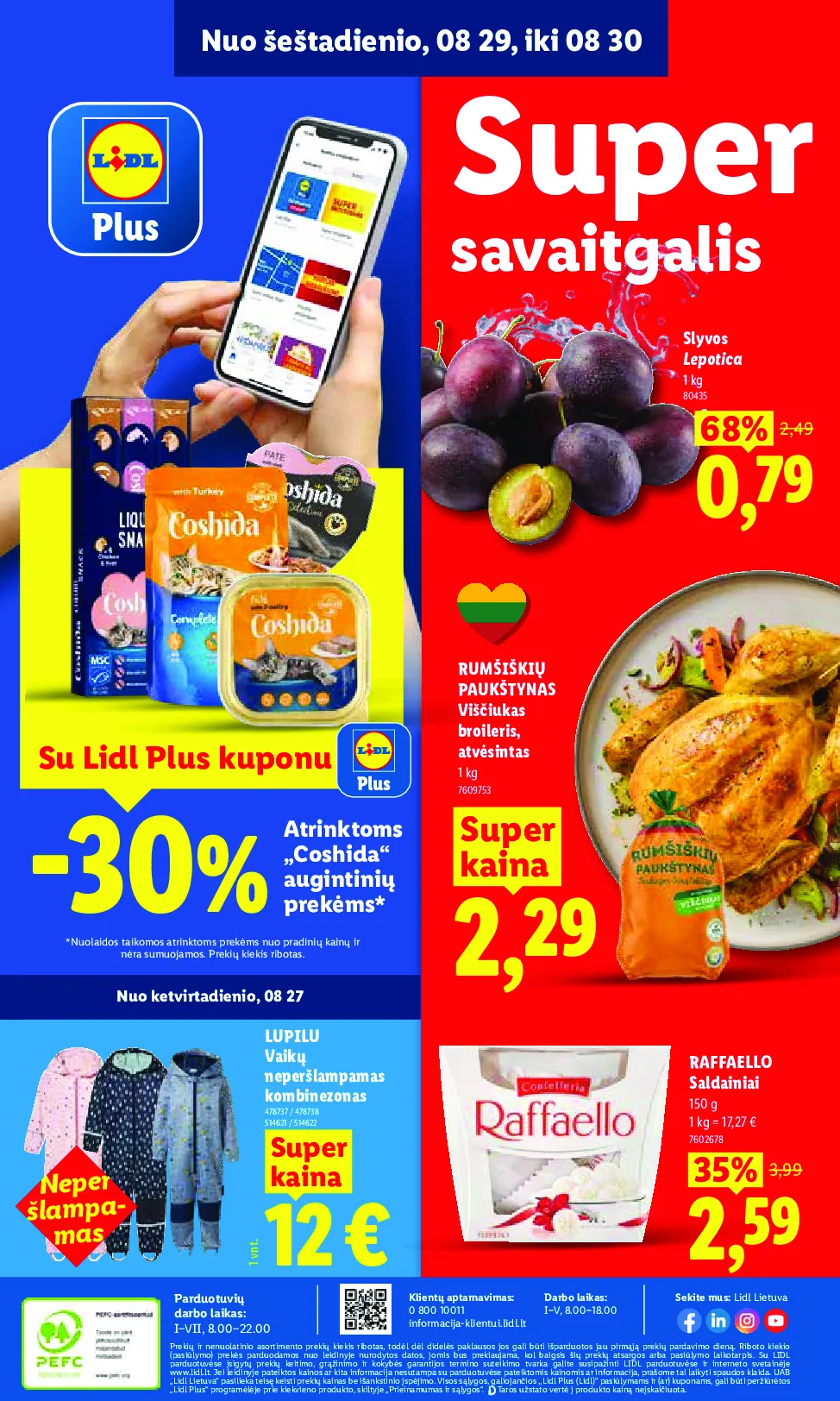 Lidl akcijos šią savaitę. Galioja nuo 2026-08-24 iki 2026-08-30 – 38 psl.