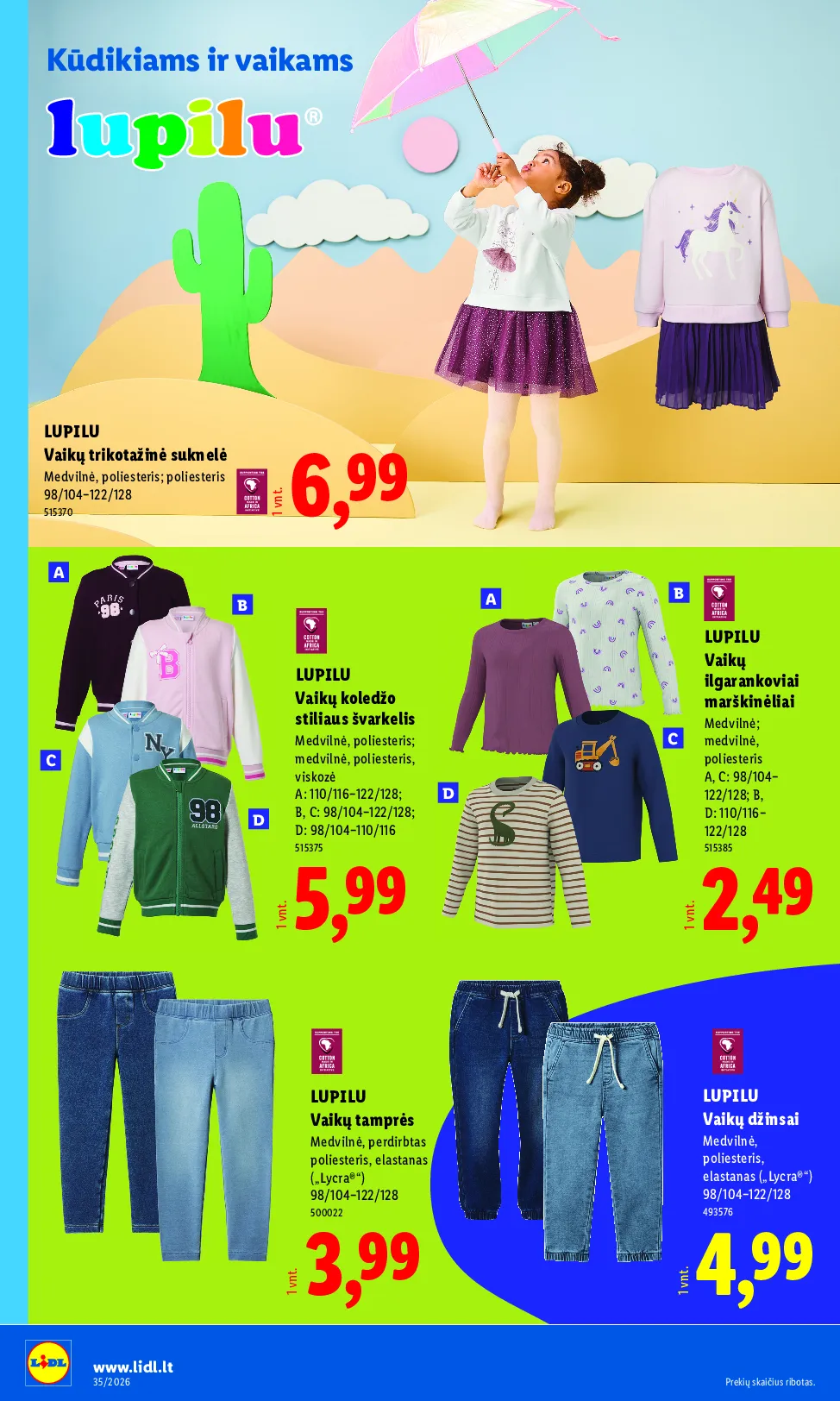Lidl akcijos šią savaitę. Galioja nuo 2026-08-24 iki 2026-08-30 – 16 psl.