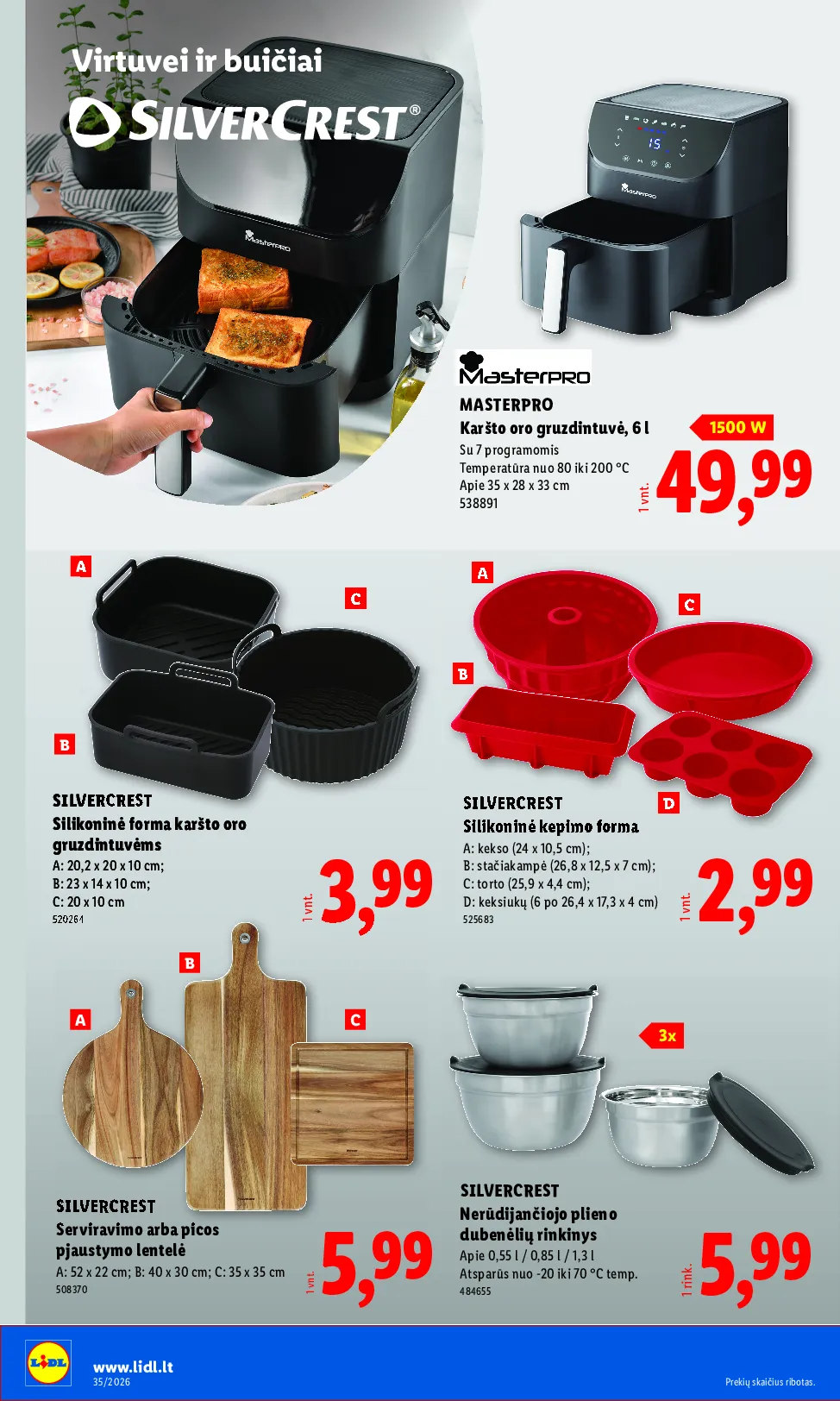 Lidl akcijos šią savaitę. Galioja nuo 2026-08-24 iki 2026-08-30 – 4 psl.