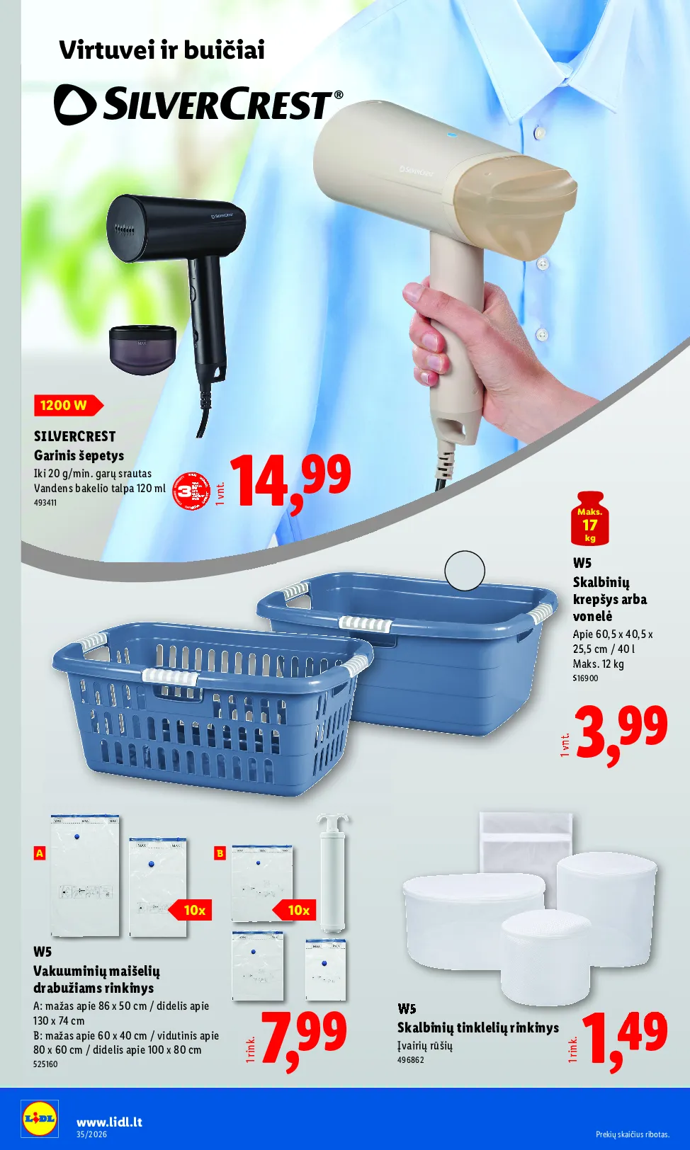 Lidl akcijos šią savaitę. Galioja nuo 2026-08-24 iki 2026-08-30 – 6 psl.