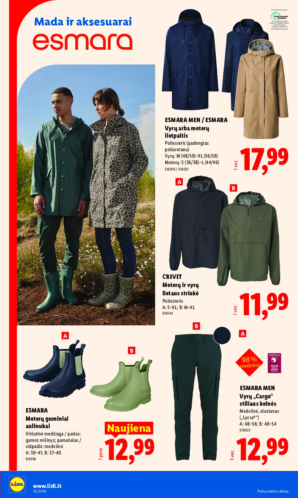 Lidl akcijos šią savaitę. Galioja nuo 2026-08-24 iki 2026-08-30 – 8 psl.
