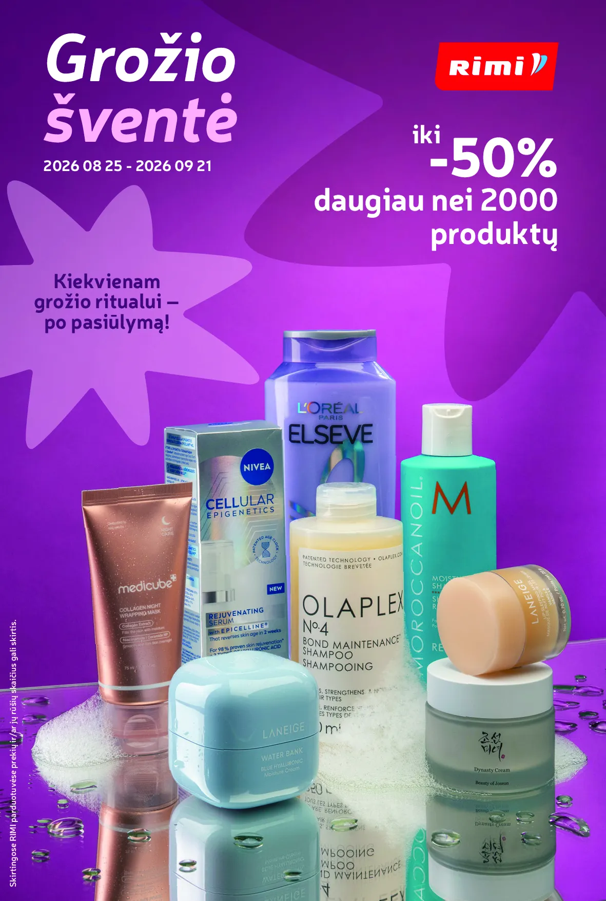 Rimi grožio prekių katalogas – 1 psl.
