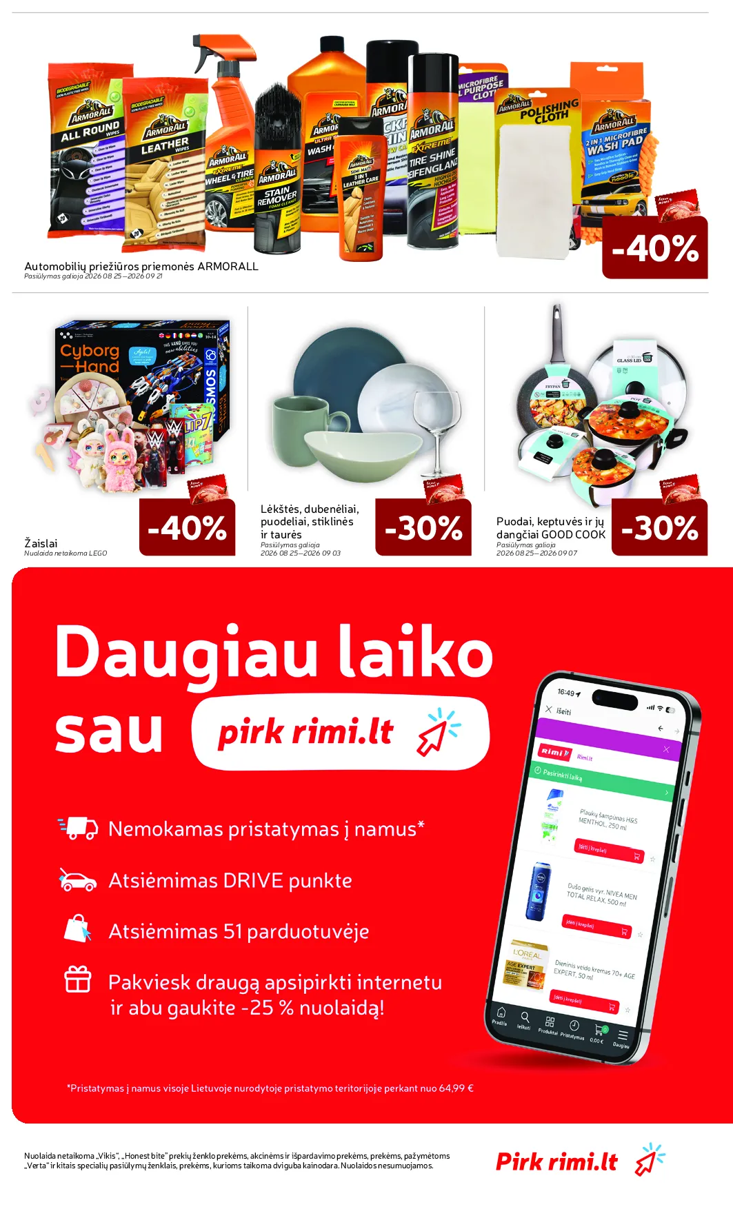 Rimi akcijos šią savaitę. Galioja nuo 2026-08-25 iki 2026-08-31 – 29 psl.