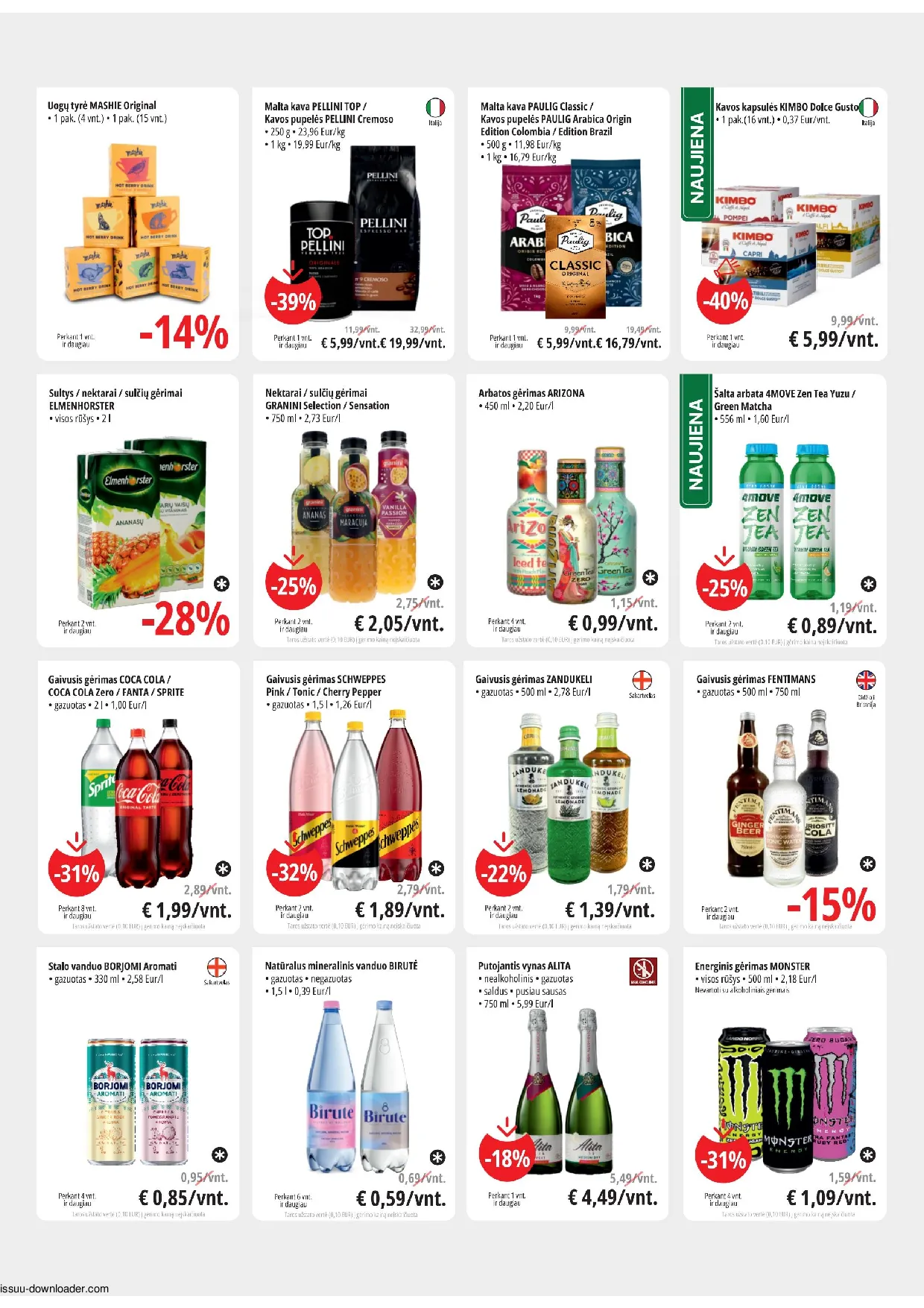 Promo Cash&Carry akcijos šią savaitę. Galioja nuo 2026-08-26 iki 2026-09-08 – 10 psl.
