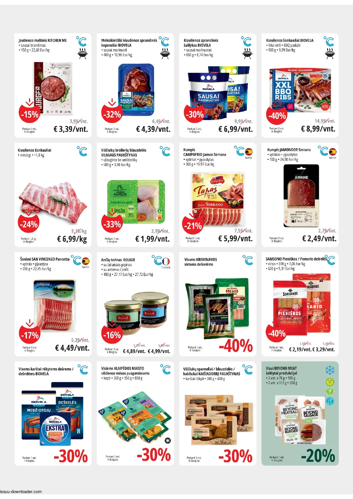 Promo Cash&Carry akcijos šią savaitę. Galioja nuo 2026-08-26 iki 2026-09-08 – 3 psl.