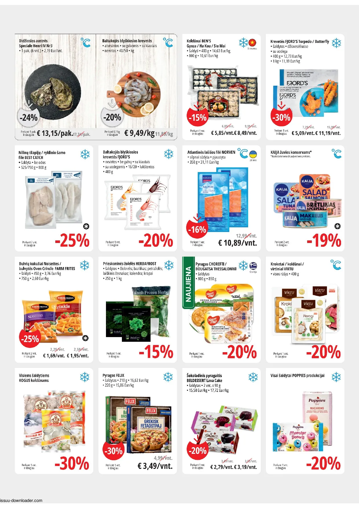 Promo Cash&Carry akcijos šią savaitę. Galioja nuo 2026-08-26 iki 2026-09-08 – 4 psl.