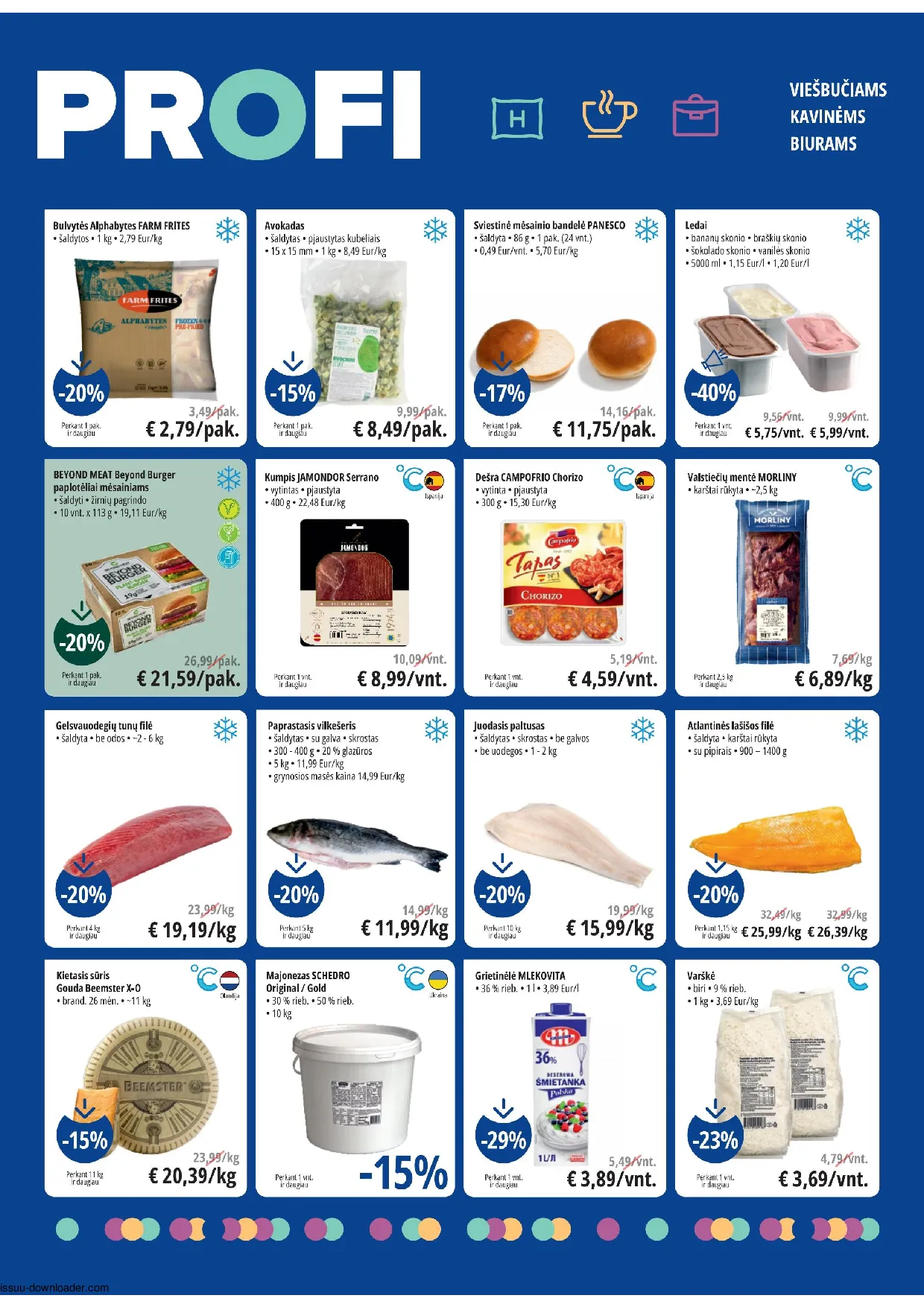 Promo Cash&Carry akcijos šią savaitę. Galioja nuo 2026-08-26 iki 2026-09-08 – 6 psl.