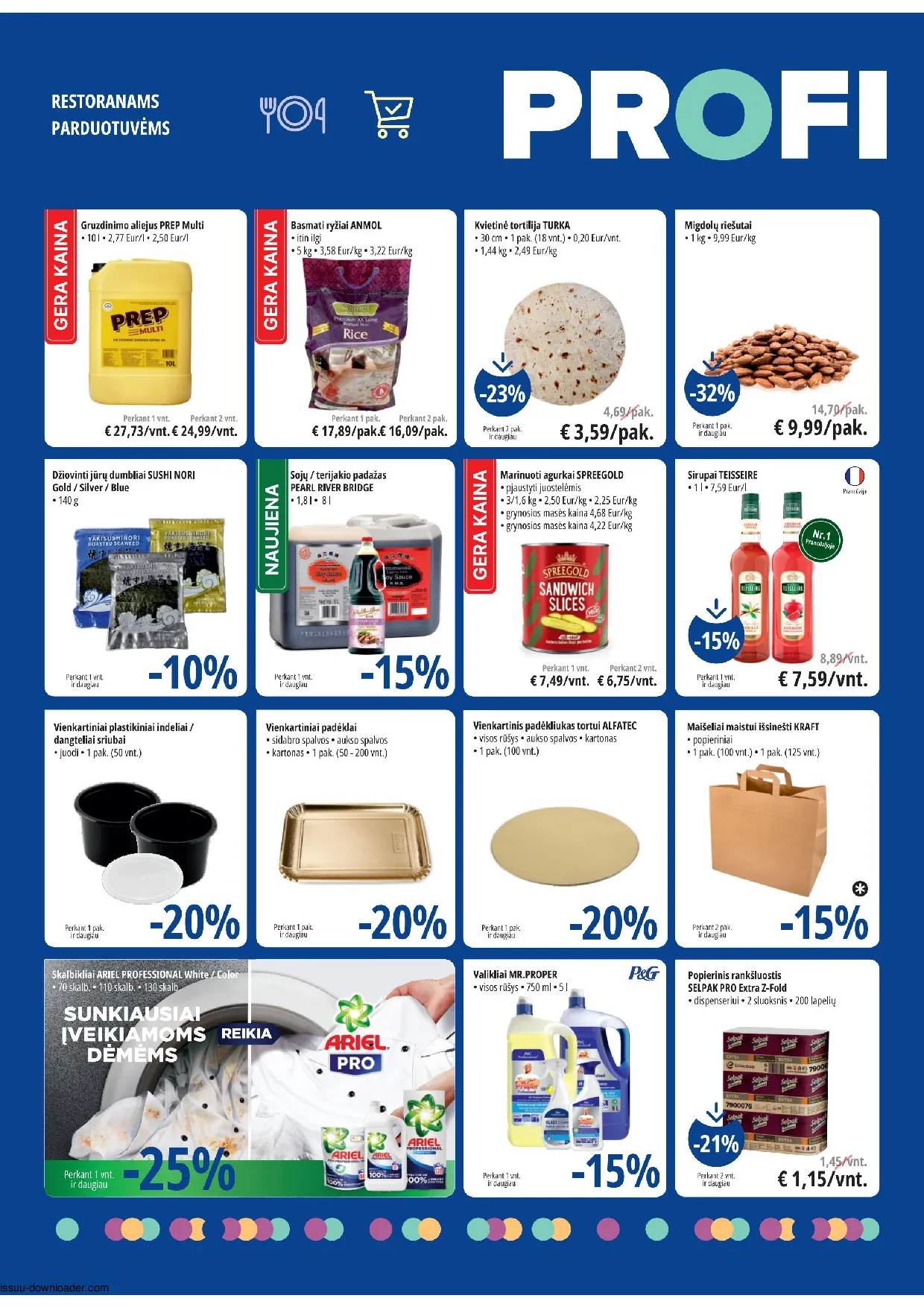 Promo Cash&Carry akcijos šią savaitę. Galioja nuo 2026-08-26 iki 2026-09-08 – 7 psl.