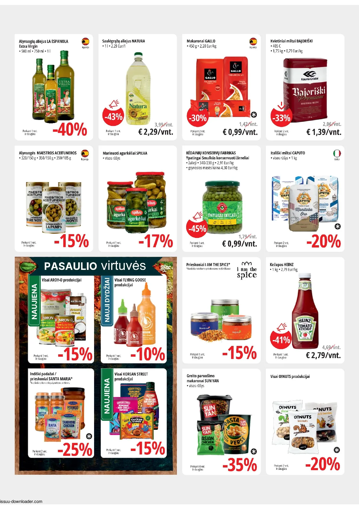 Promo Cash&Carry akcijos šią savaitę. Galioja nuo 2026-08-26 iki 2026-09-08 – 8 psl.