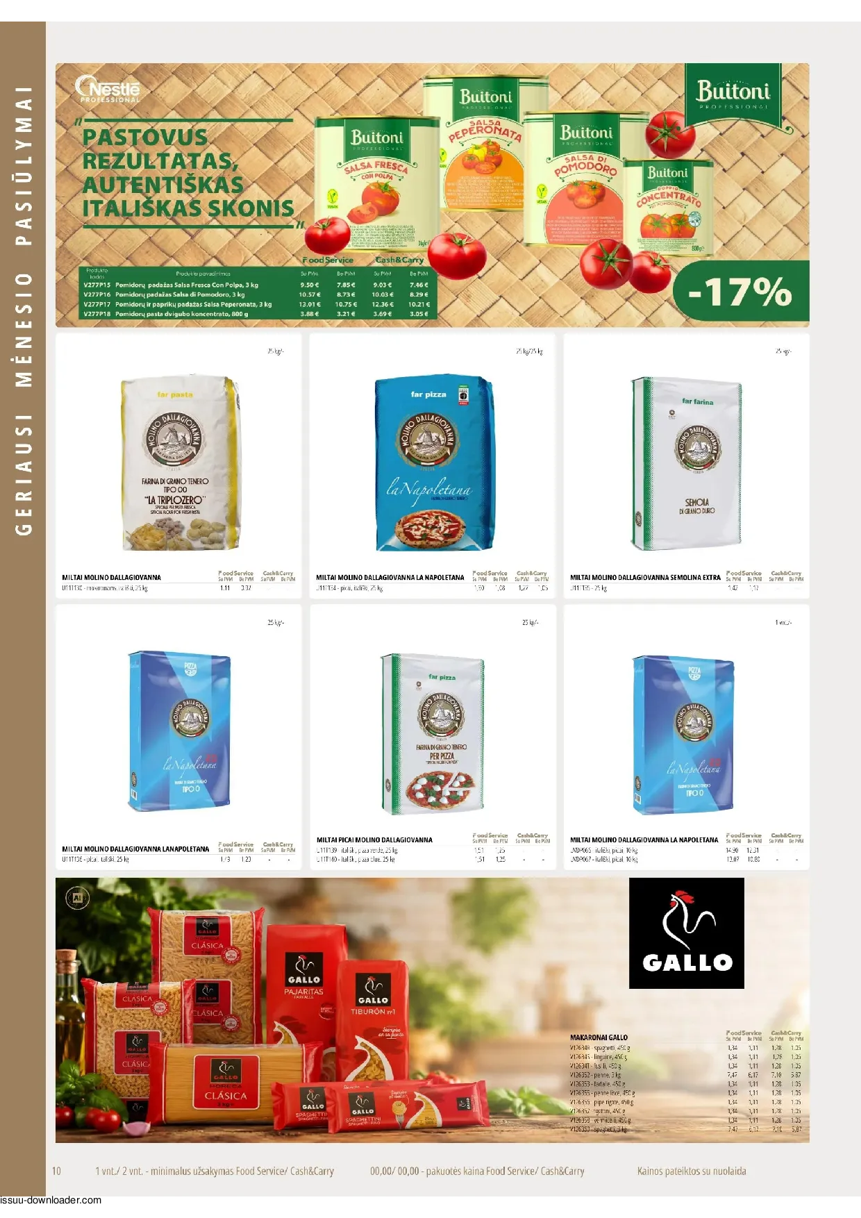 Promo Cash&Carry akcijos šią savaitę. Galioja nuo 2026-08-01 iki 2026-08-31 – 10 psl.