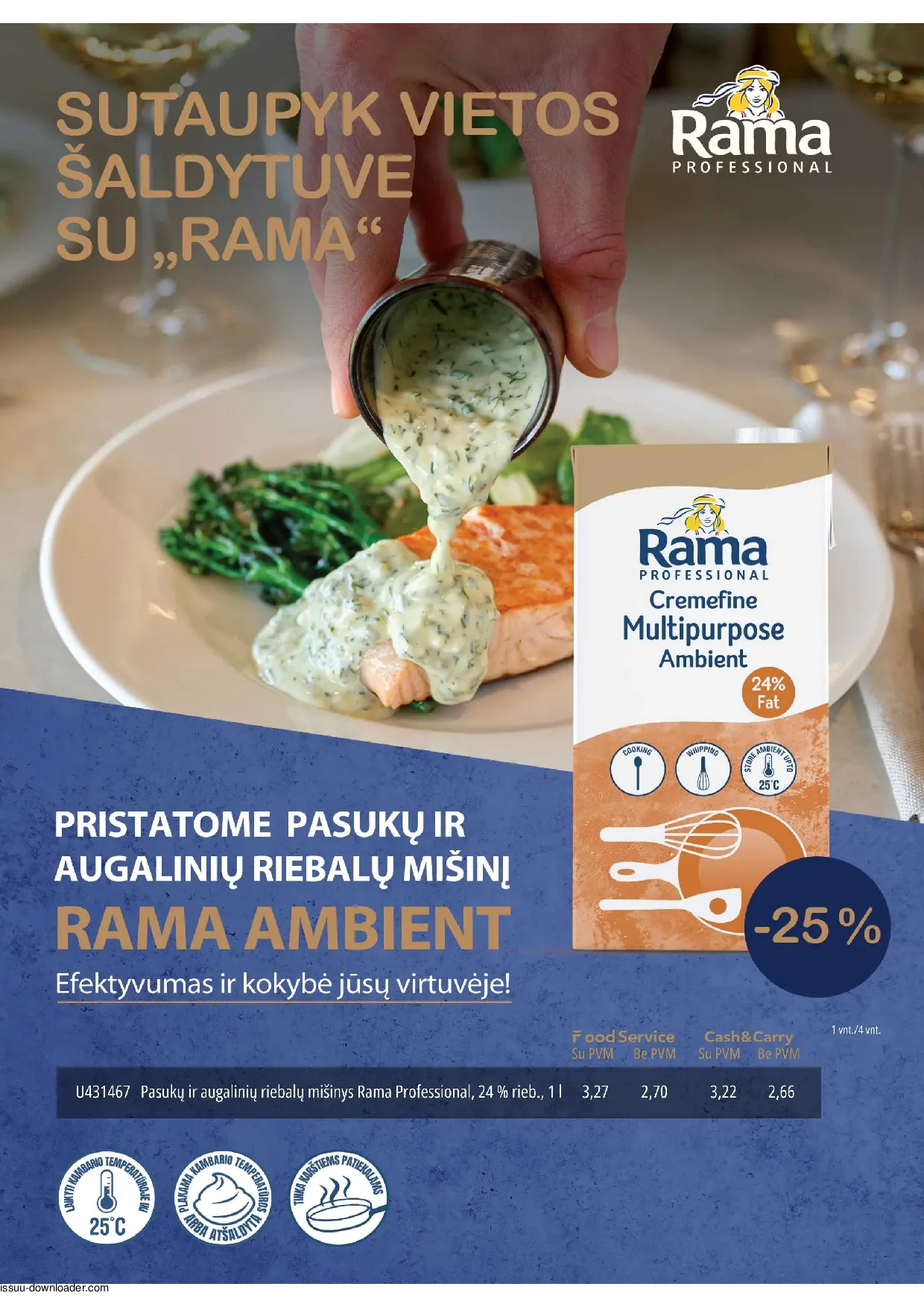 Promo Cash&Carry akcijos šią savaitę. Galioja nuo 2026-08-01 iki 2026-08-31 – 12 psl.