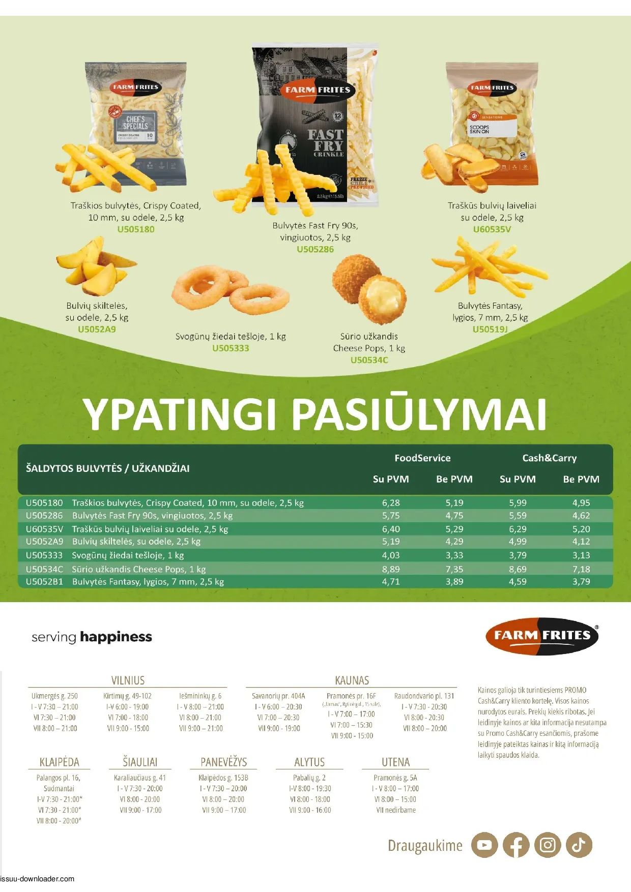 Promo Cash&Carry akcijos šią savaitę. Galioja nuo 2026-08-01 iki 2026-08-31 – 13 psl.