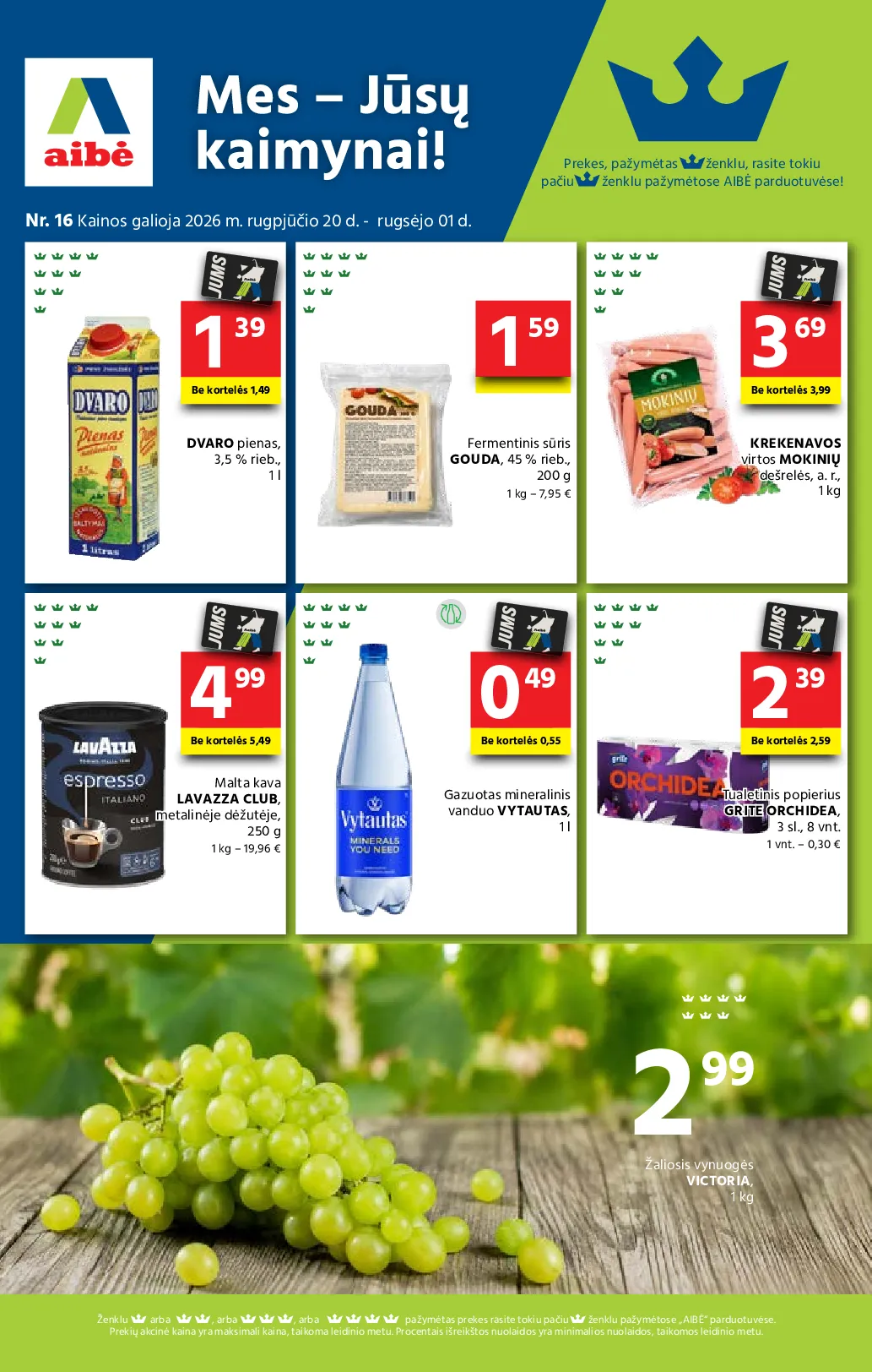 Aibė naujas leidinys – 1 psl.