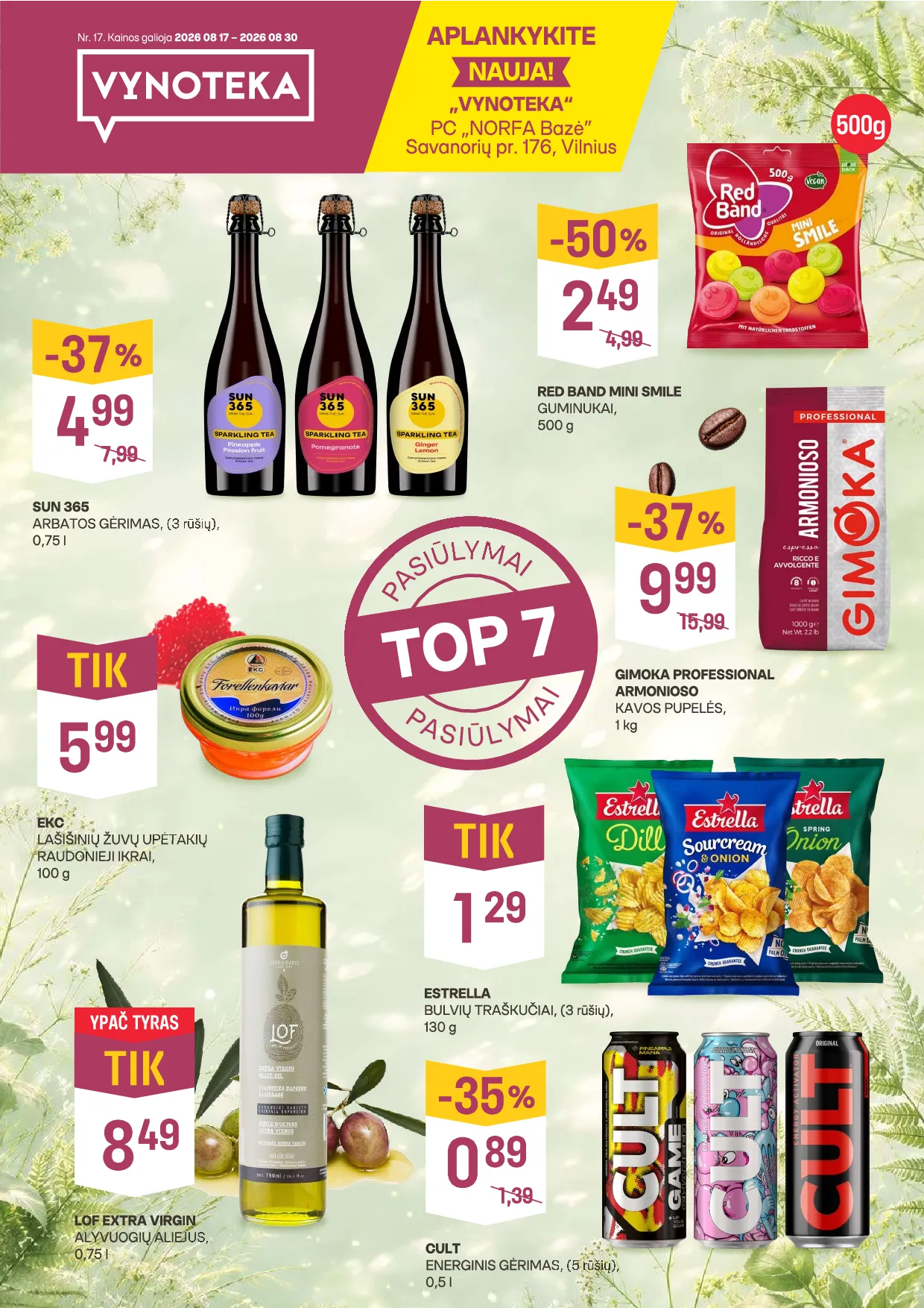 Vynoteka maisto leidinys – 1 psl.