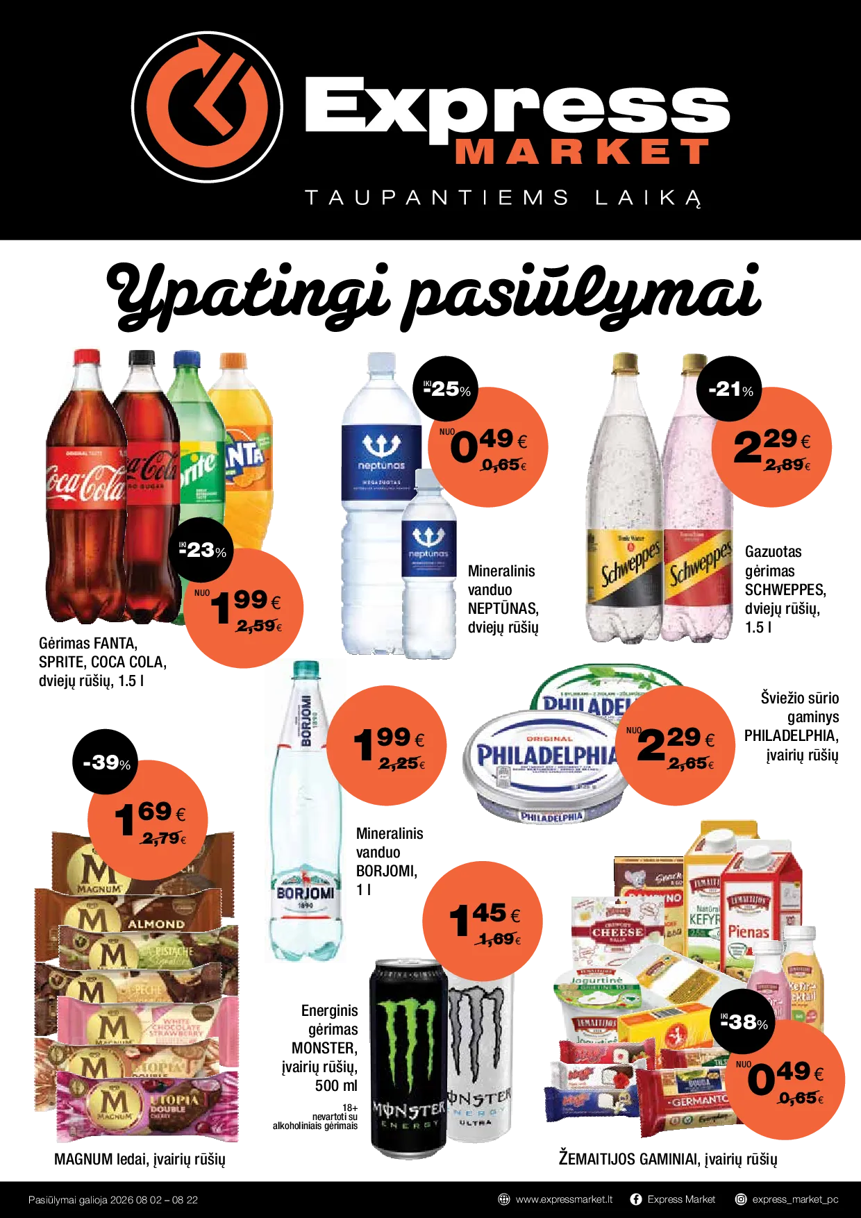 Express Market leidinys – 1 psl.