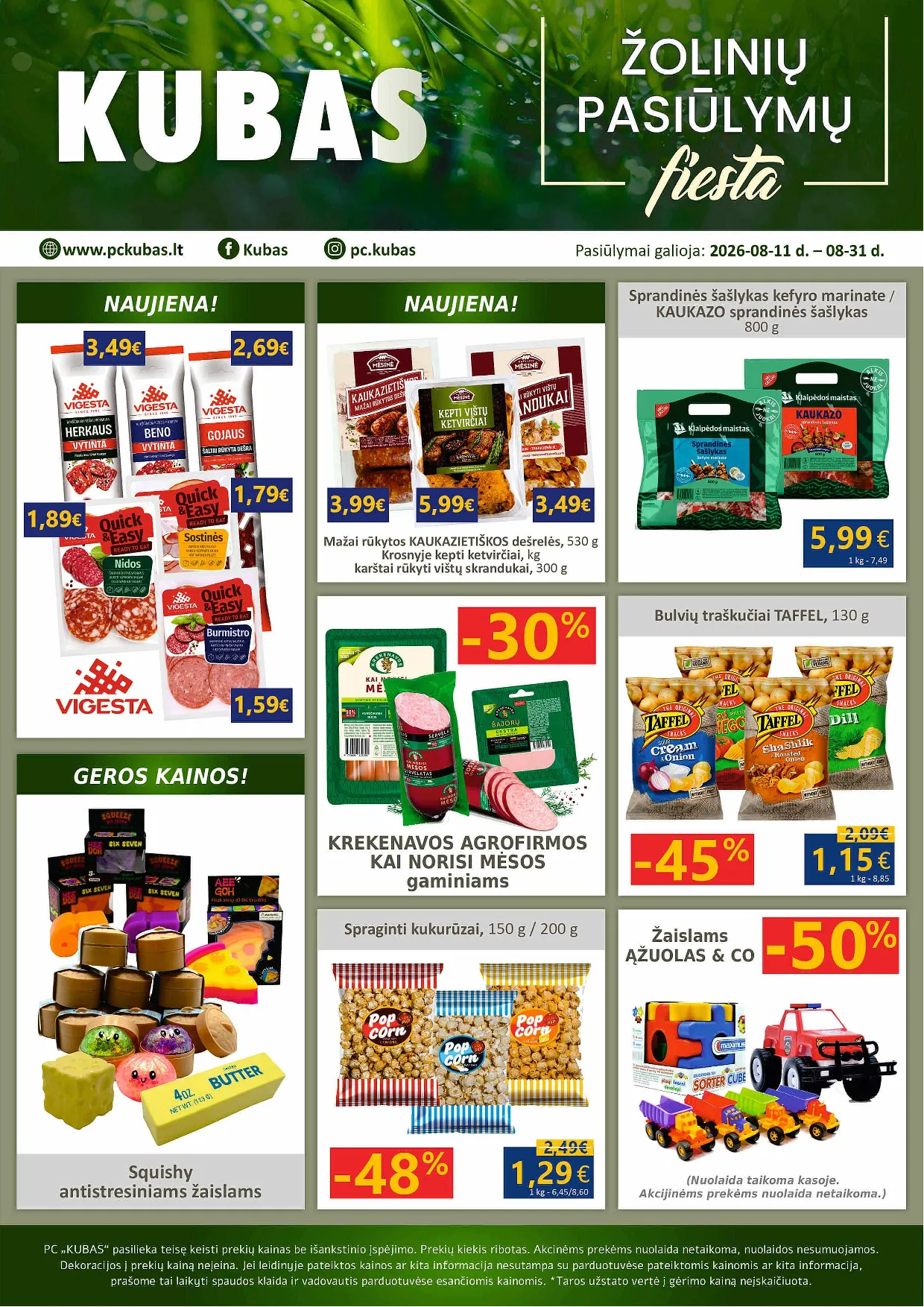Kubas leidinys – 1 psl.