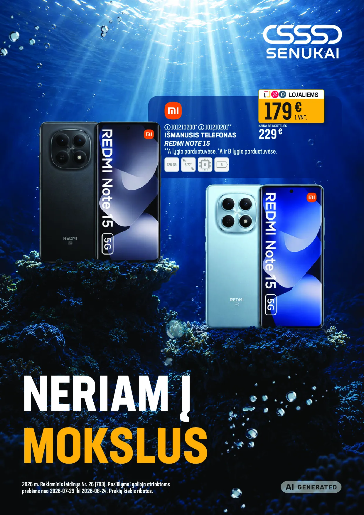 Senukai leidinys – 1 psl.