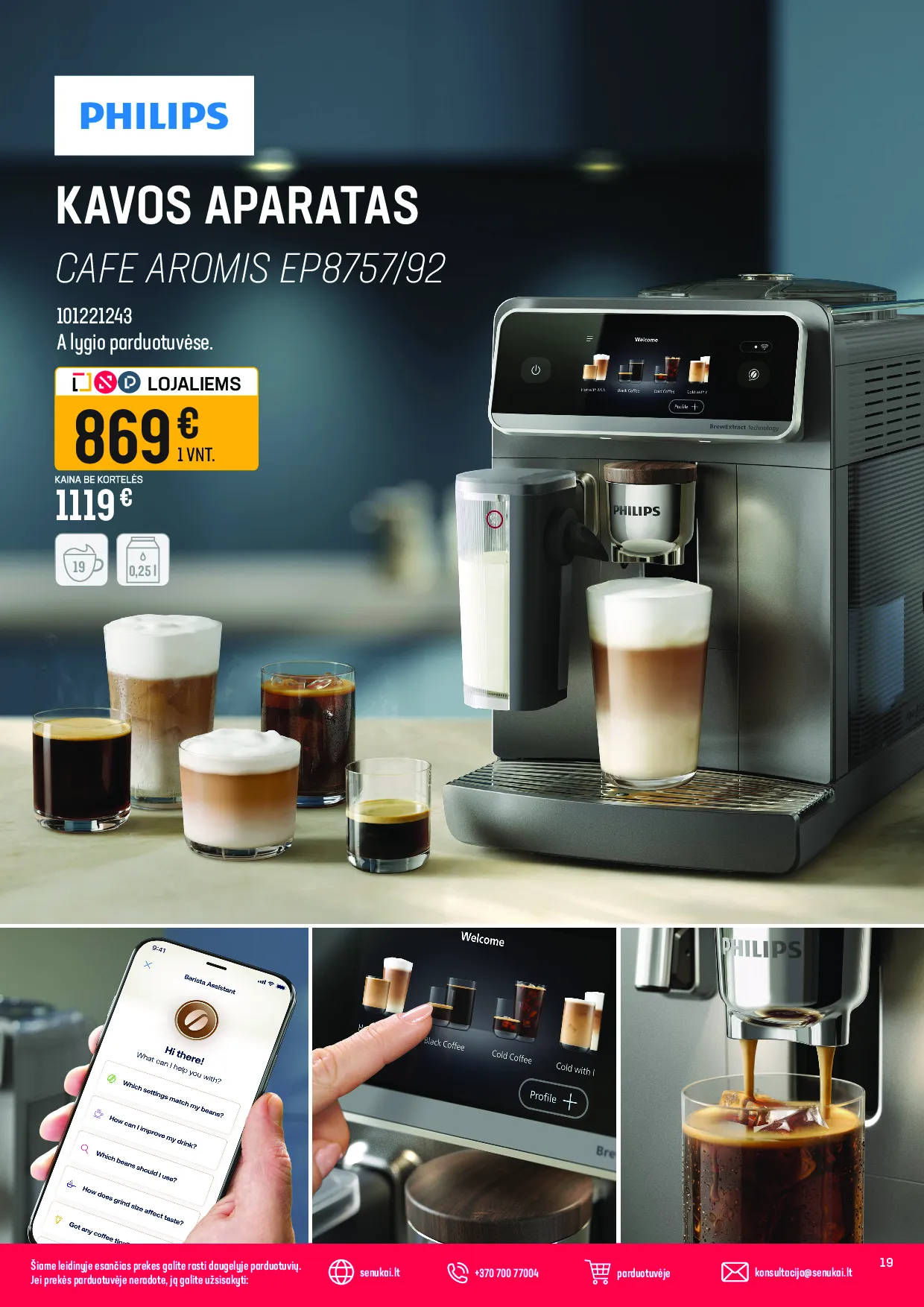 Senukai leidinys – 19 psl.