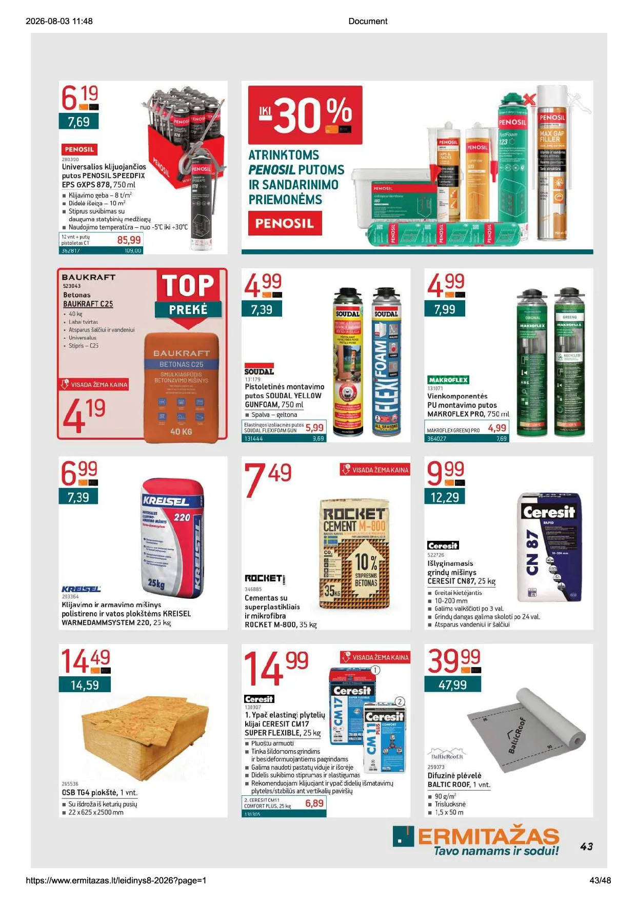 Ermitažas leidinys – 43 psl.