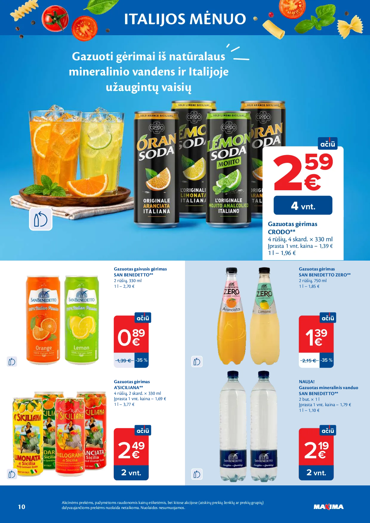 Maxima Italijos mėnuo – 10 psl.