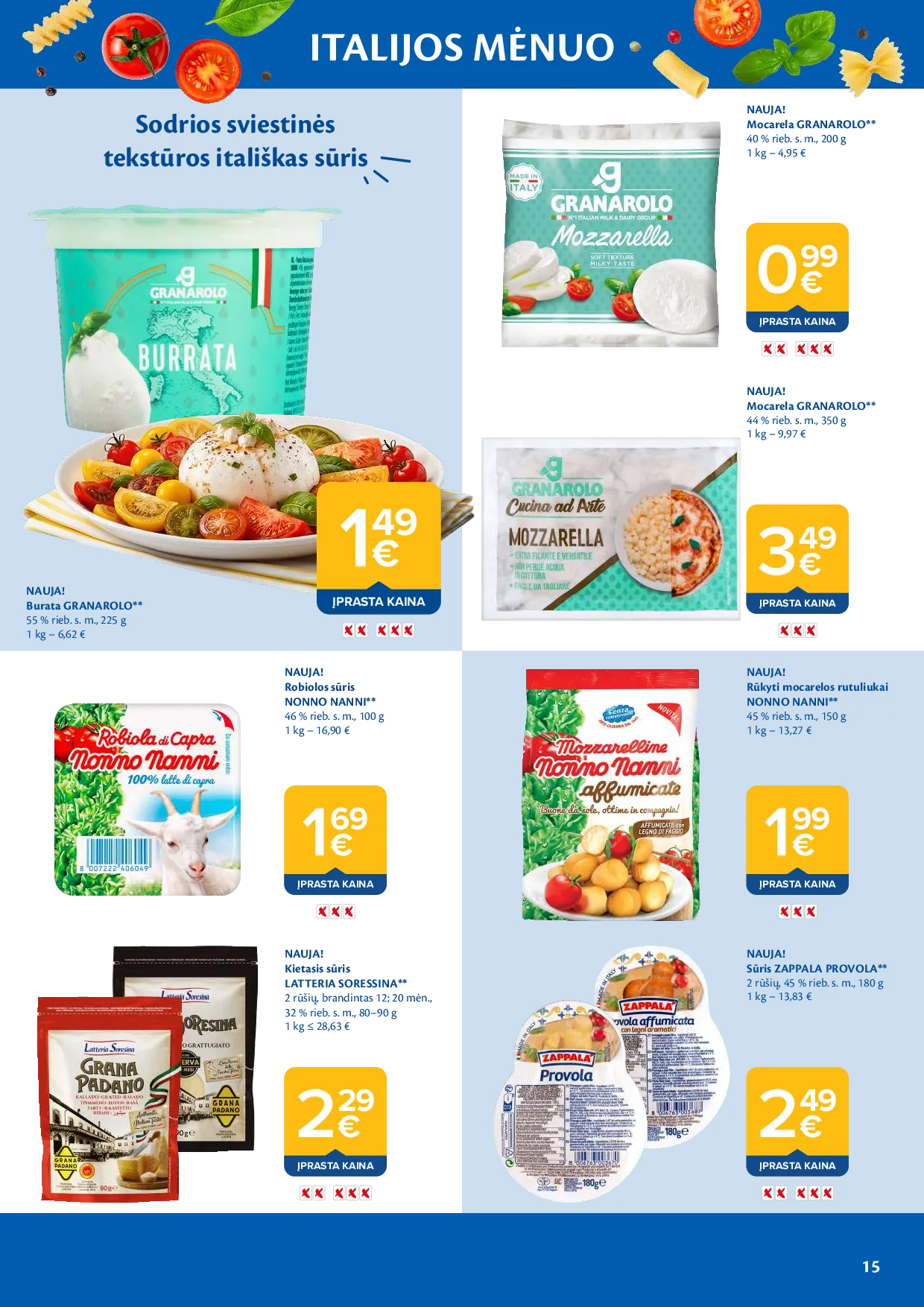 Maxima Italijos mėnuo – 15 psl.