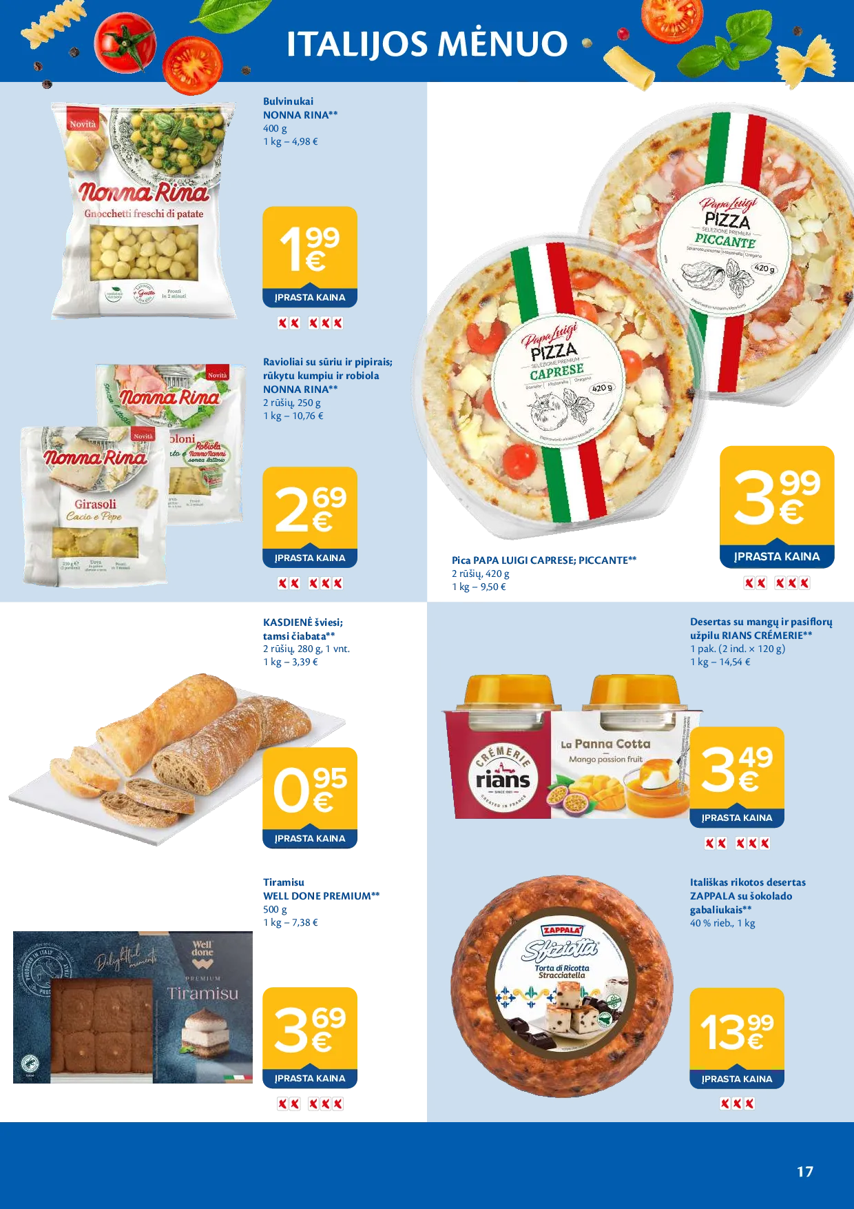 Maxima Italijos mėnuo – 17 psl.