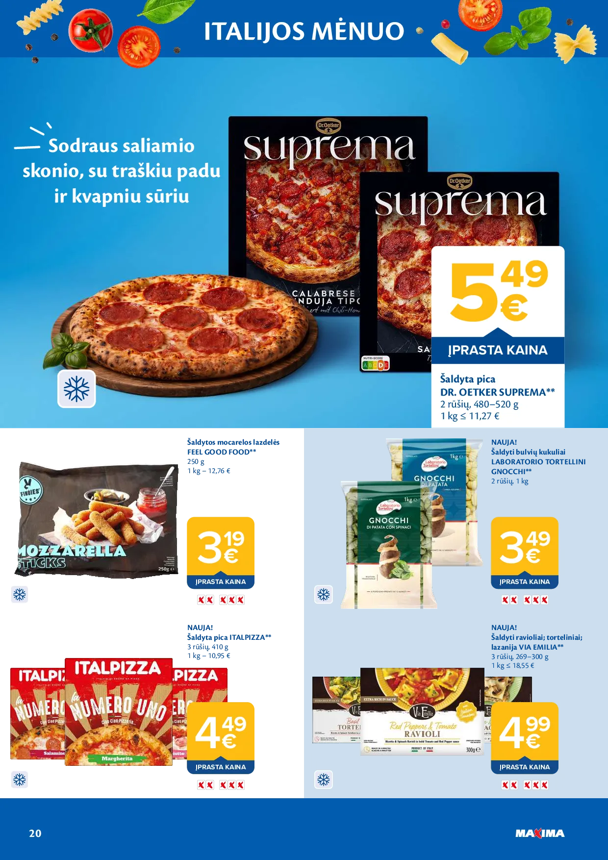 Maxima Italijos mėnuo – 20 psl.