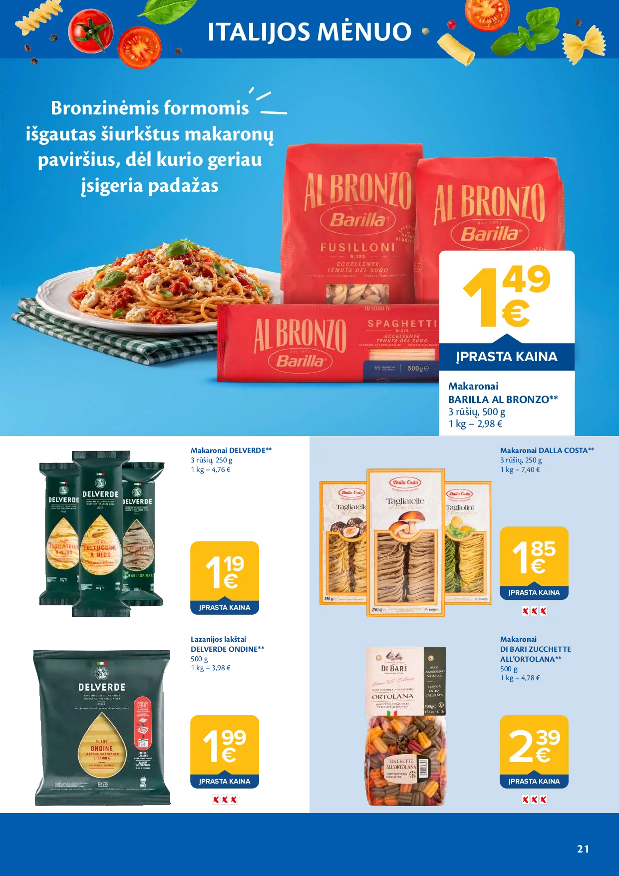 Maxima Italijos mėnuo – 21 psl.